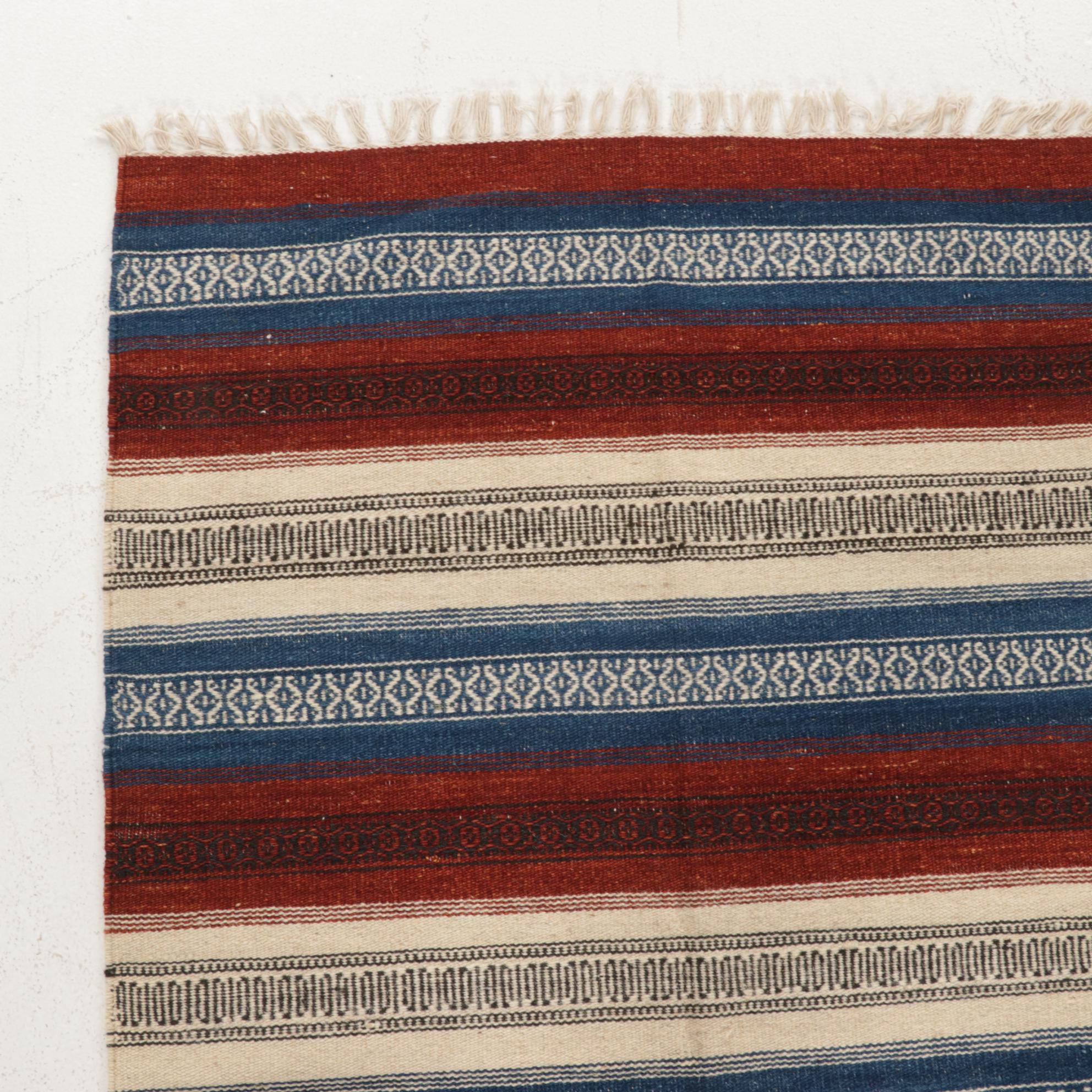 3' x 5'5 Handwoven Mexican Area Rug