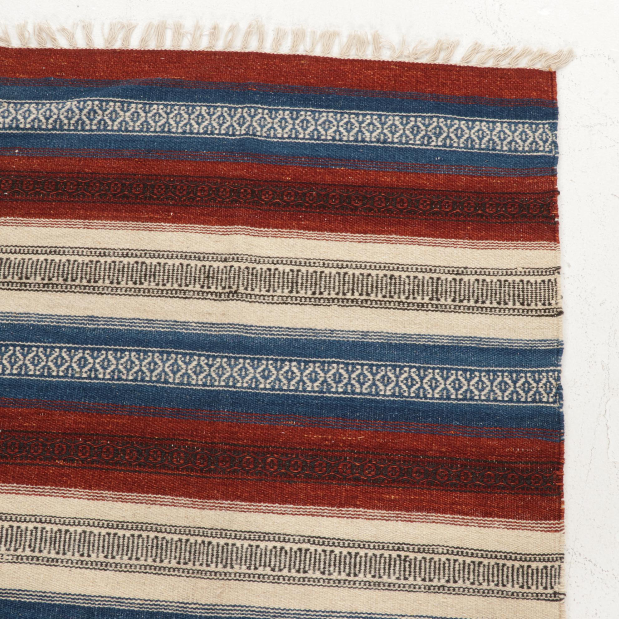 3' x 5'5 Handwoven Mexican Area Rug