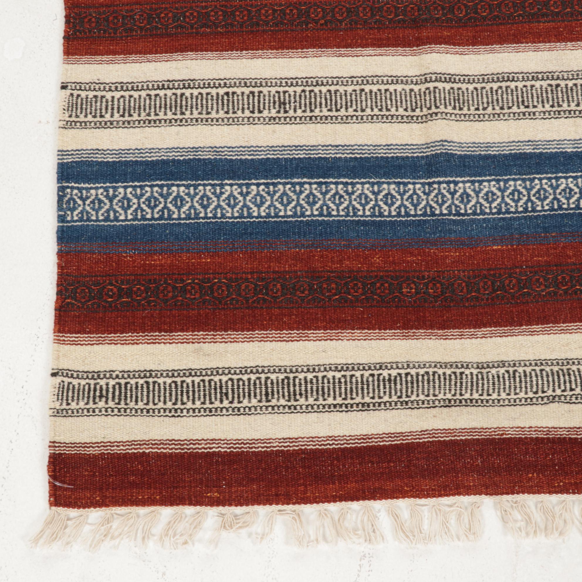 3' x 5'5 Handwoven Mexican Area Rug