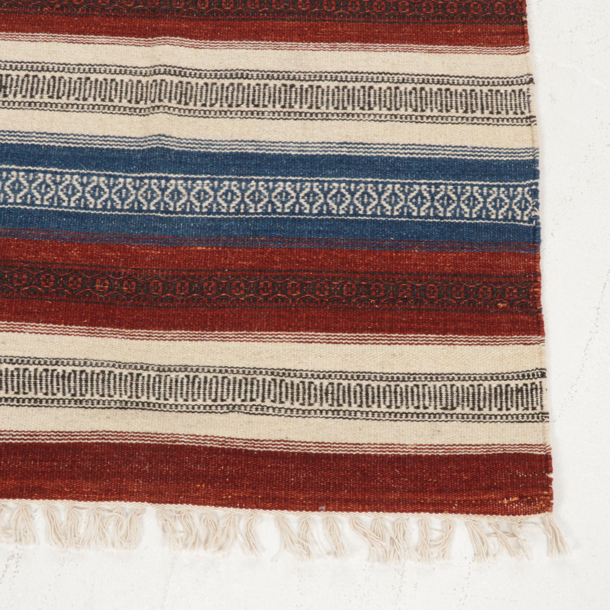 3' x 5'5 Handwoven Mexican Area Rug