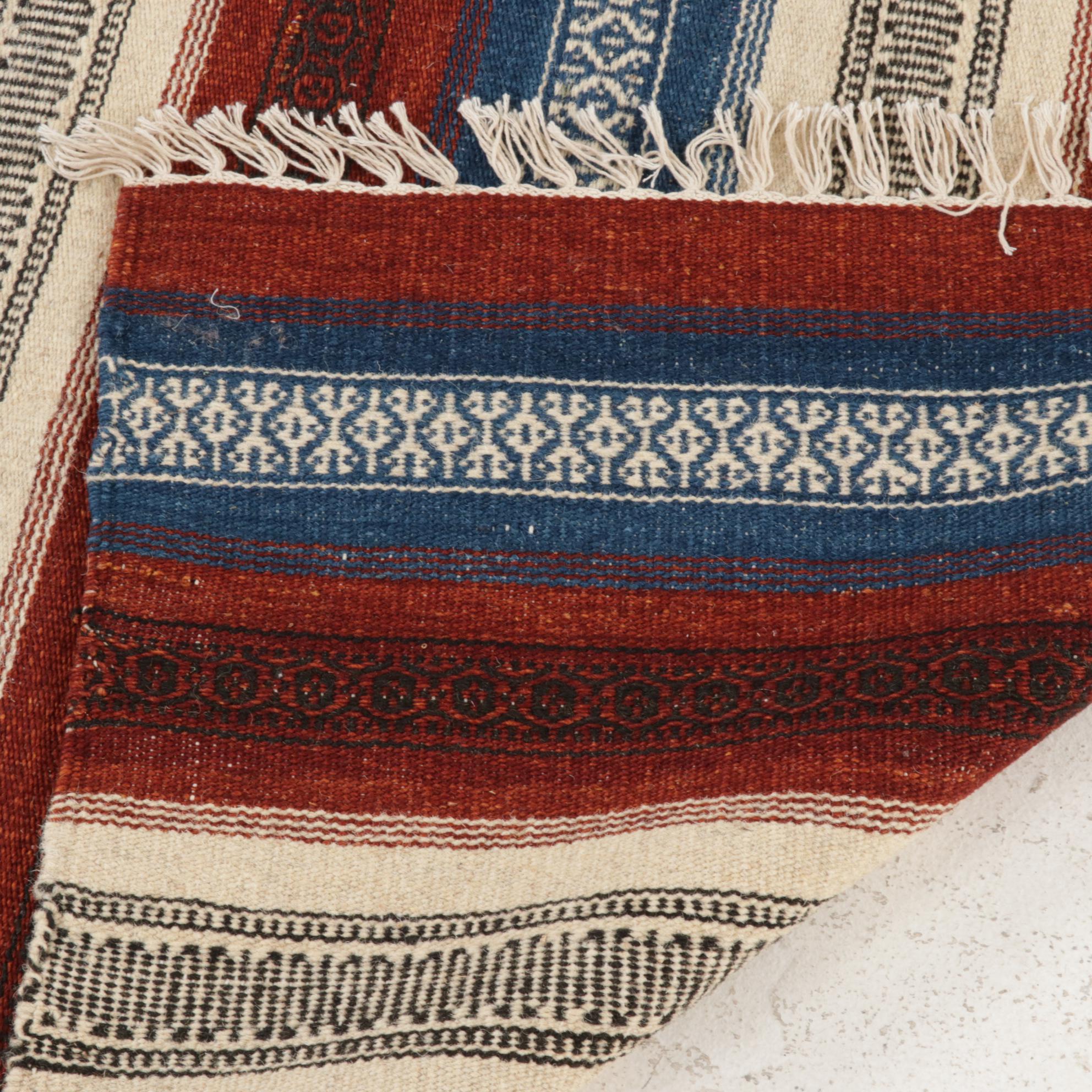 3' x 5'5 Handwoven Mexican Area Rug