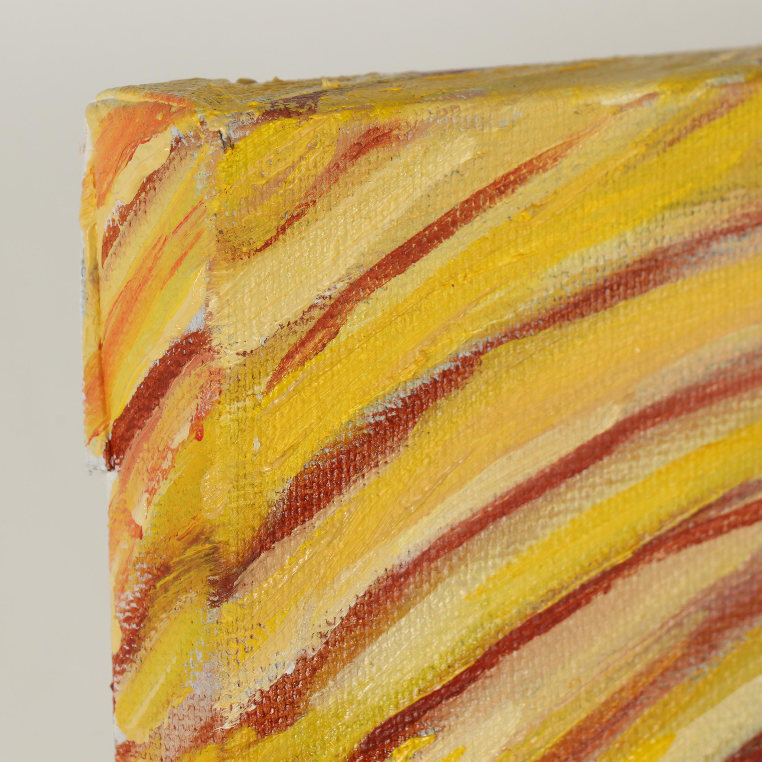 Marcella Francis Perryman Mixed Media Painting "The Tourist," 21st Century