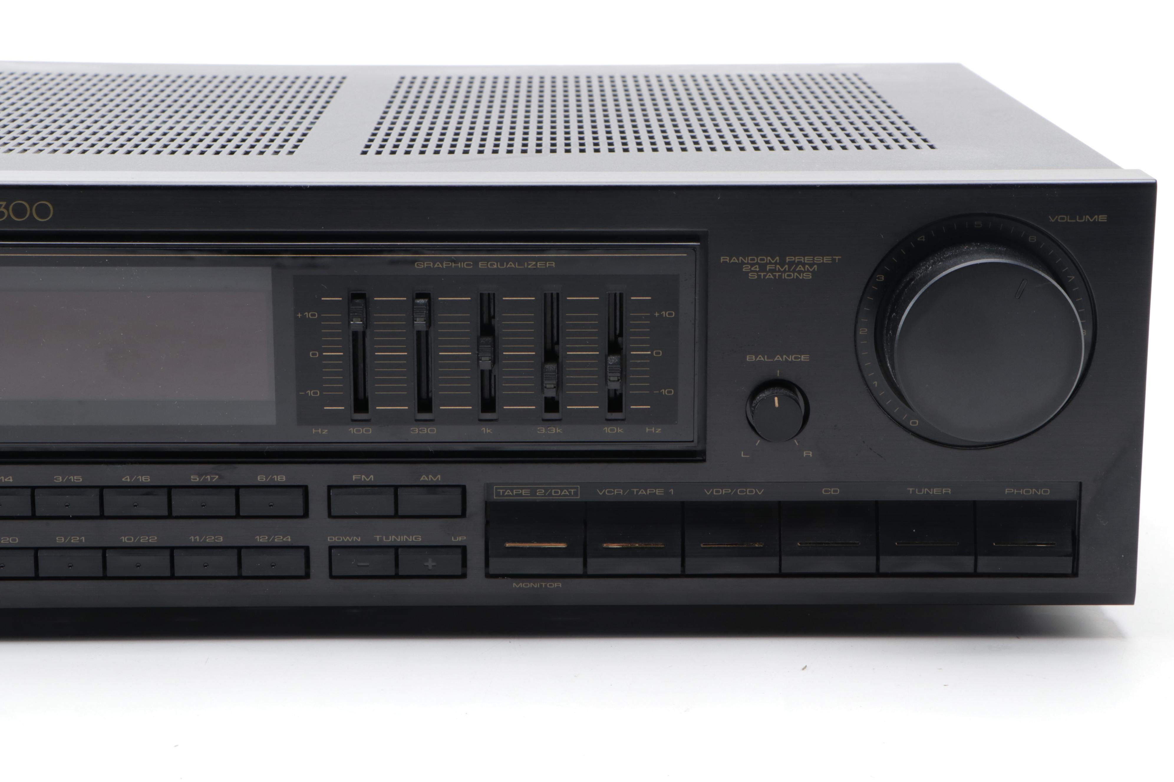 Pioneer Audio Video Stereo Receiver and Six-Disc CD Player, 1990s