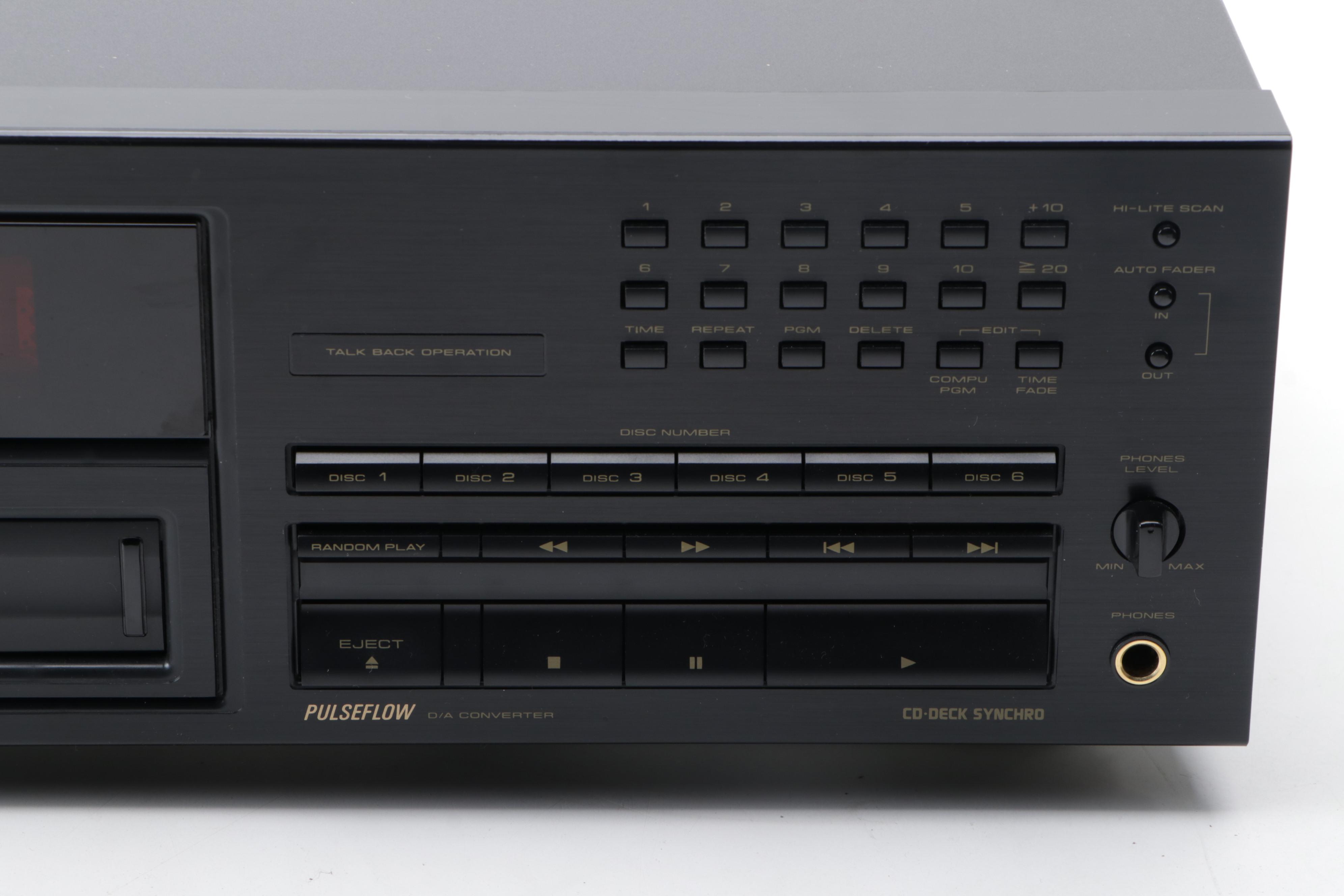 Pioneer Audio Video Stereo Receiver and Six-Disc CD Player, 1990s