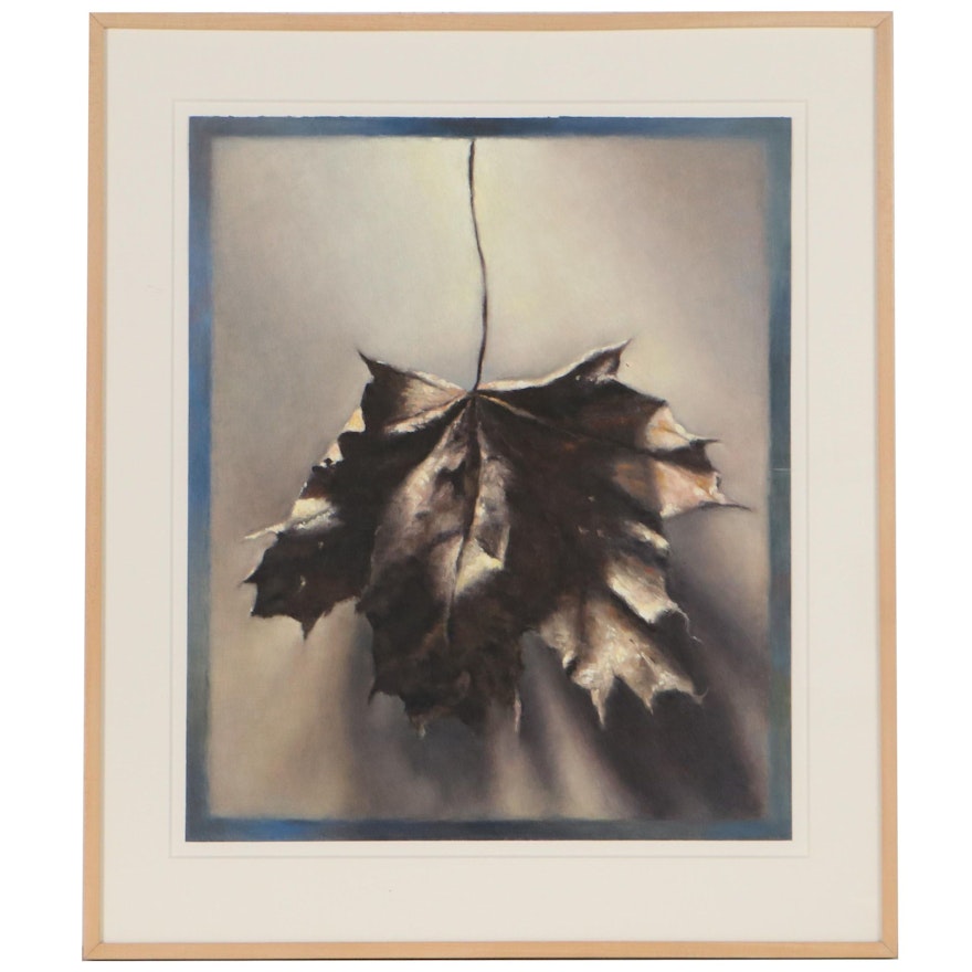 John Folchi Oil Painting "Leaf #16," 1997