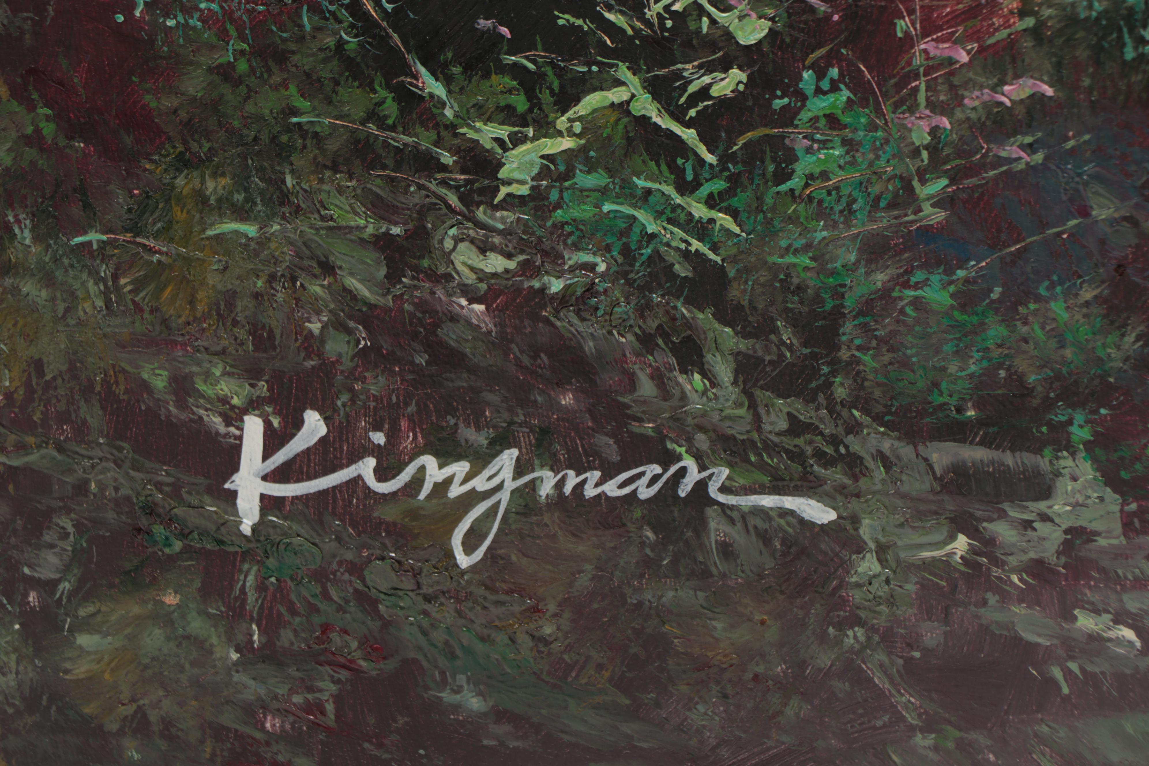 Landscape Oil Painting of Forest Scene