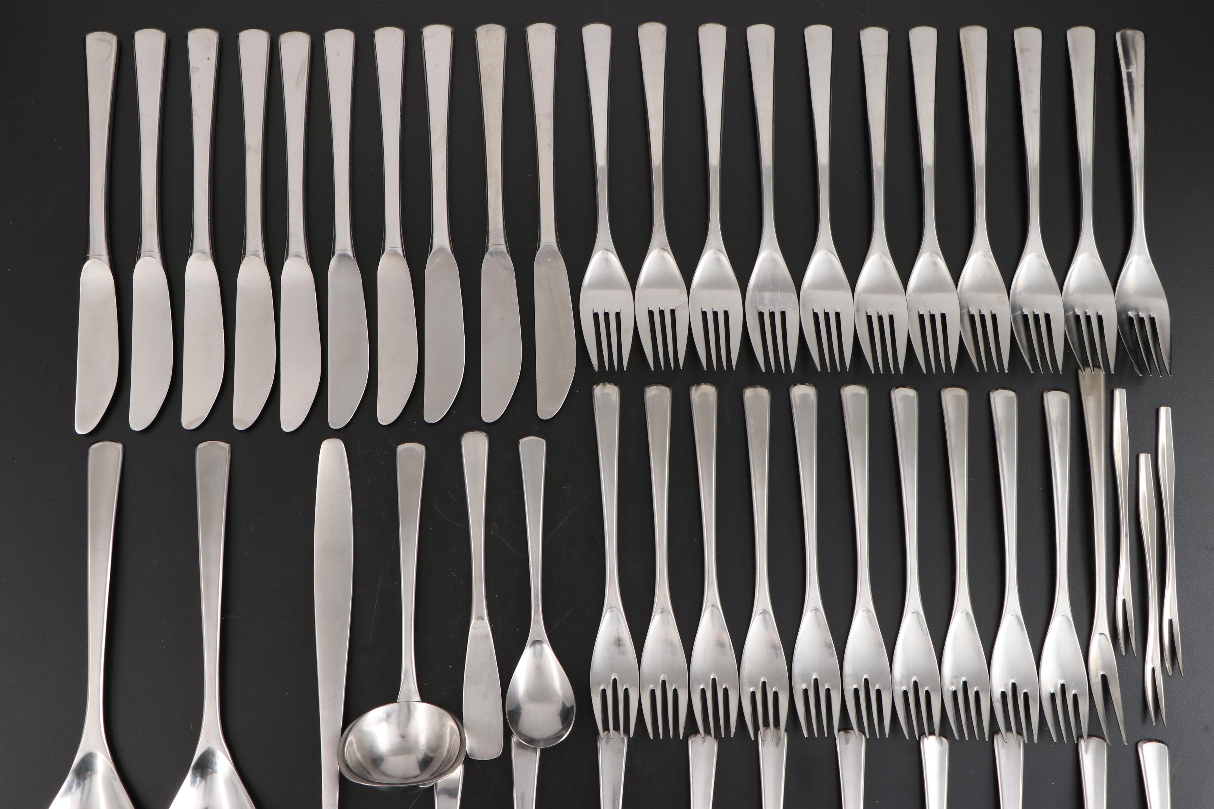 WMF Cromargan "Manaos-Bistro" Stainless Steel Flatware, 1995–2019