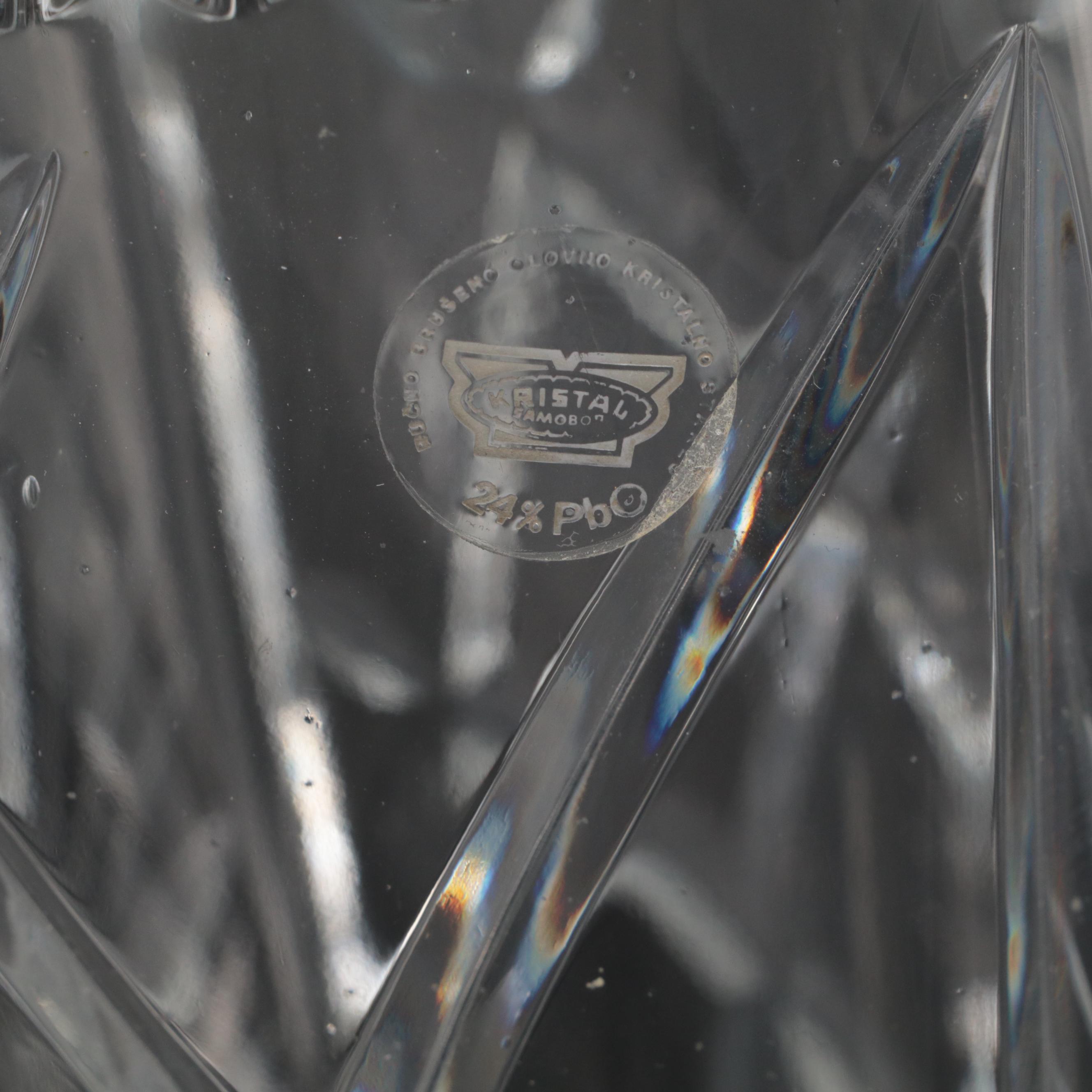 Kristal Samobor Crystal Vases