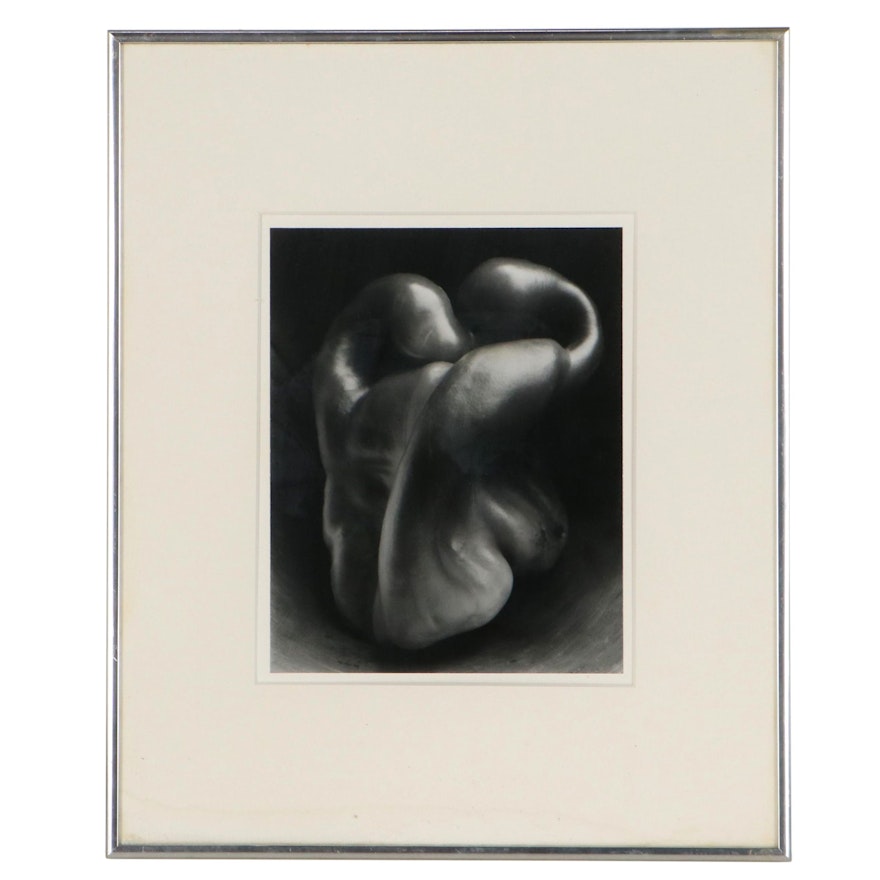 Edward Weston Silver Gelatin Photograph "Pepper (No. 30)"