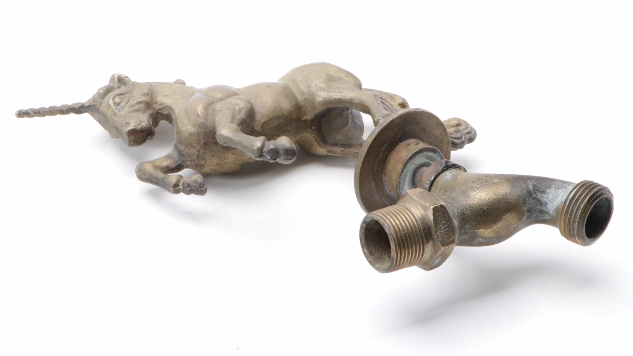 Flora & Fauna Faucets Co. Solid Brass Unicorn Water Faucet