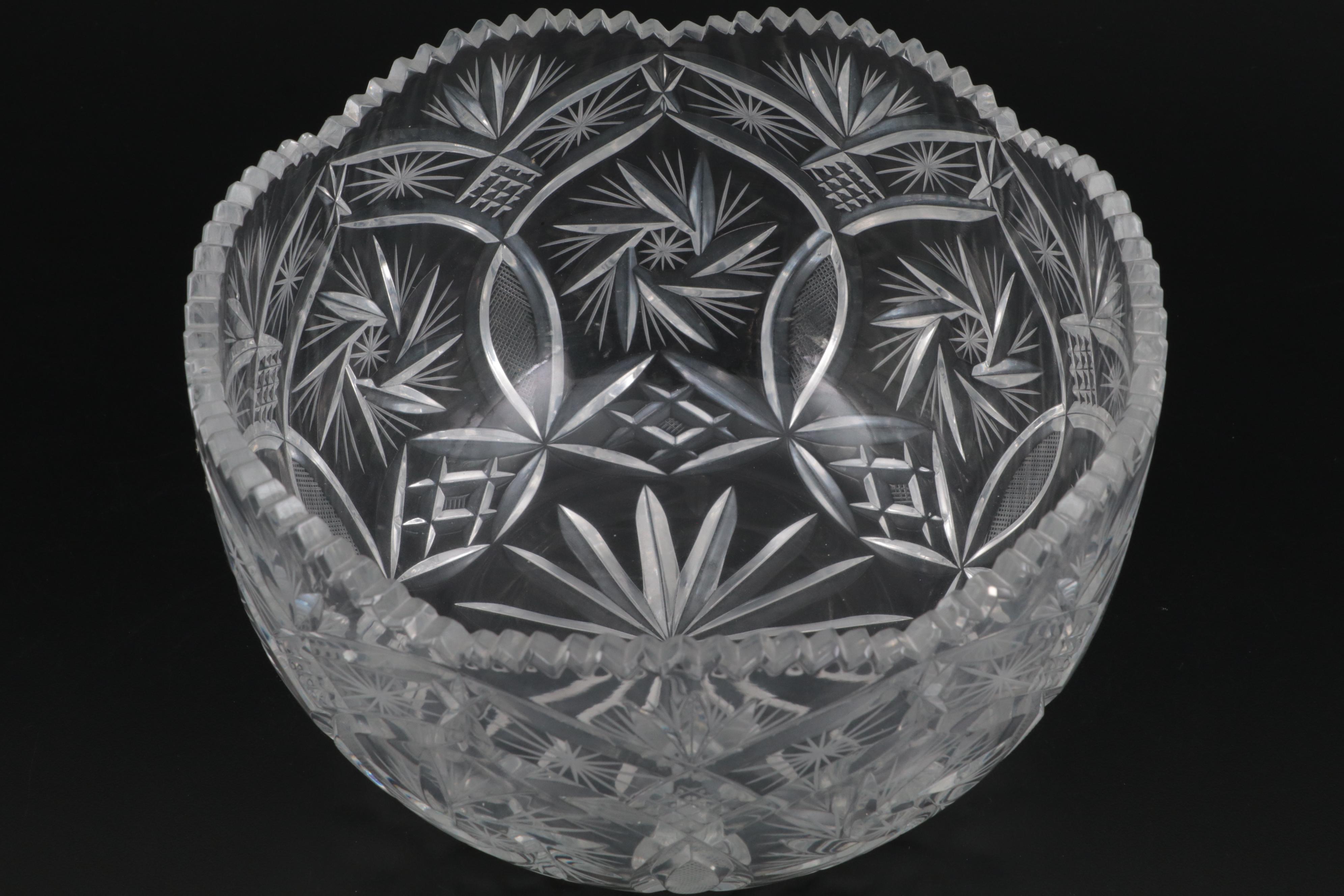 Irena Polish Crystal Vase and Other Cut Glass Décor