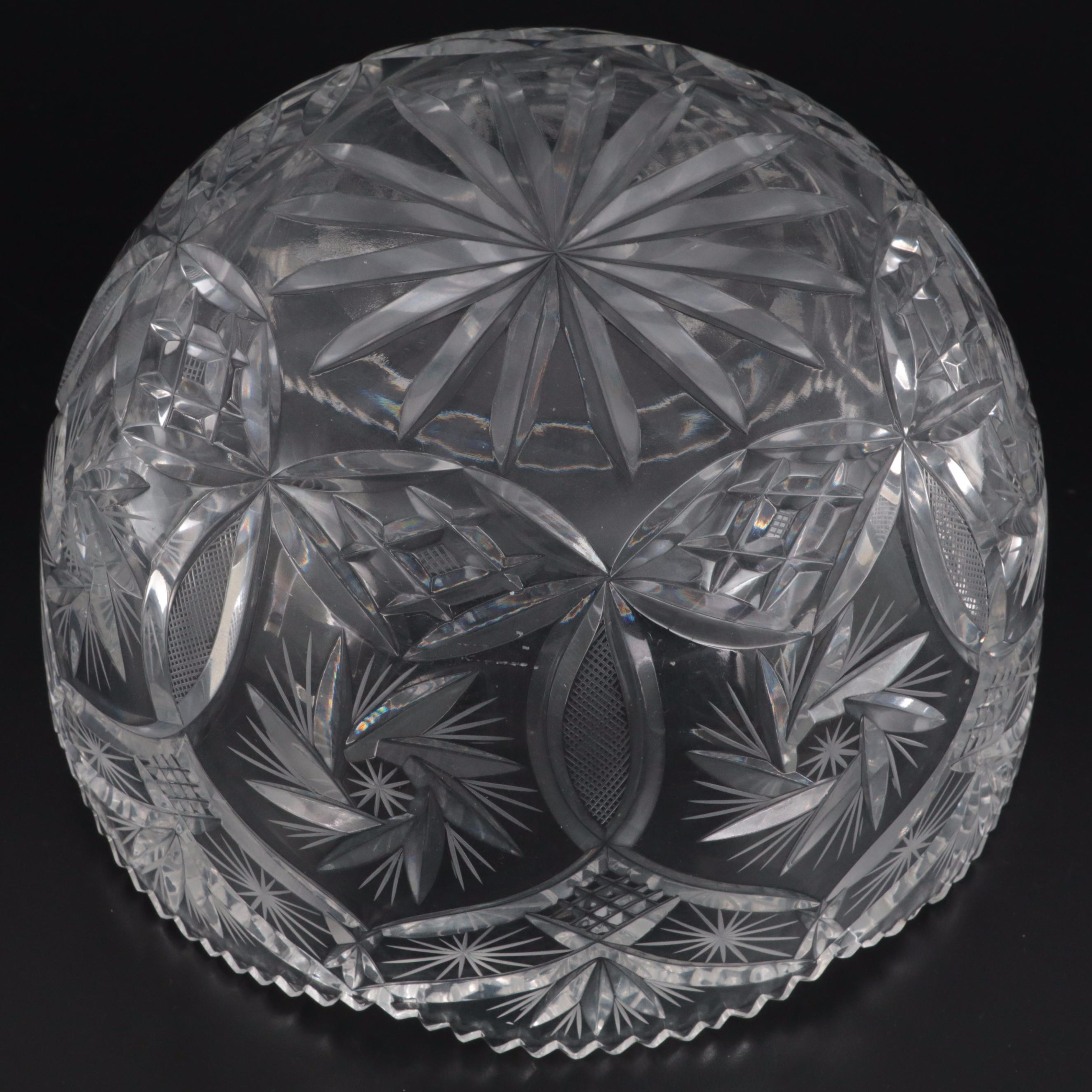 Irena Polish Crystal Vase and Other Cut Glass Décor