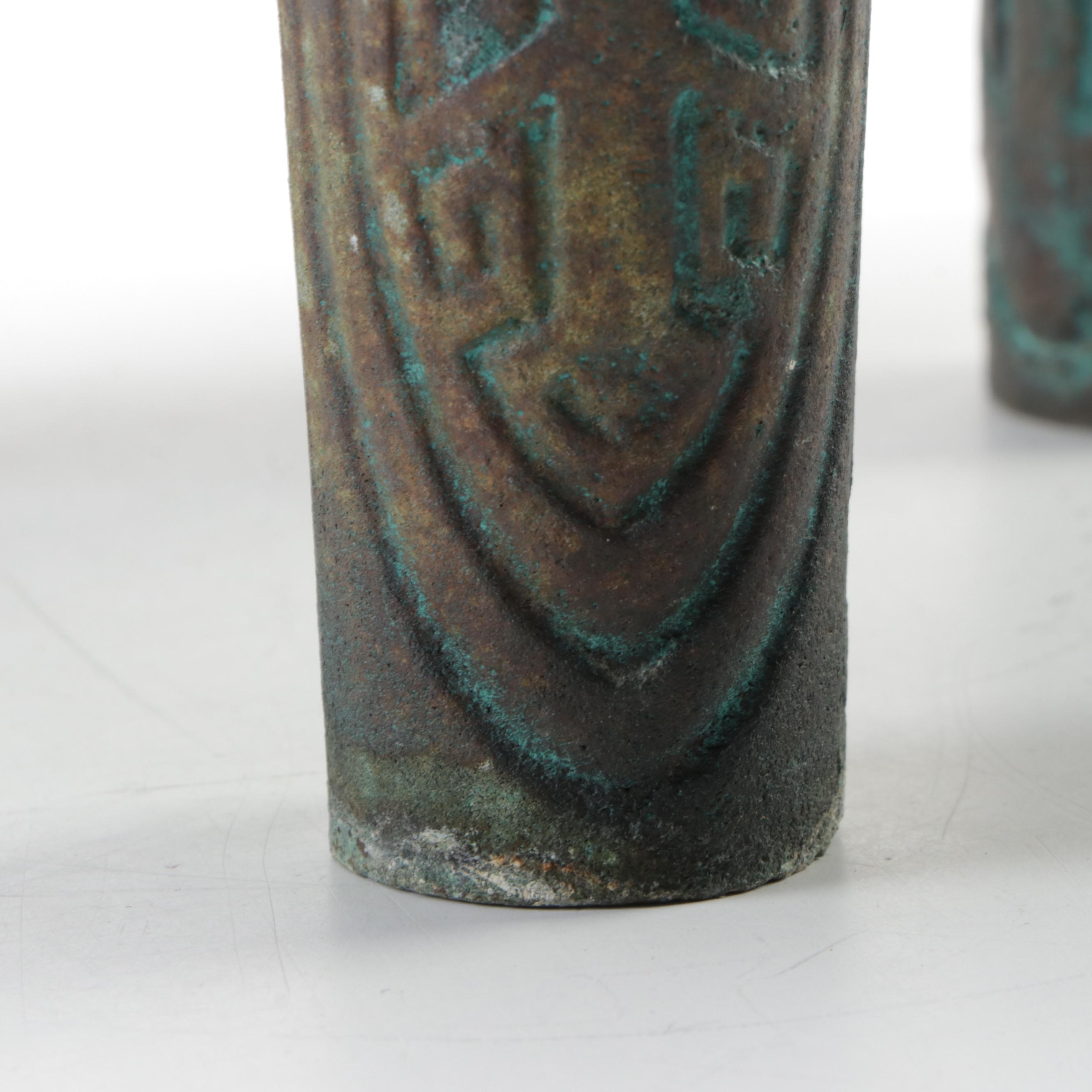 James Mont Style Chinese Shang Dynasty Style Ice Bucket, Mid-20th Century