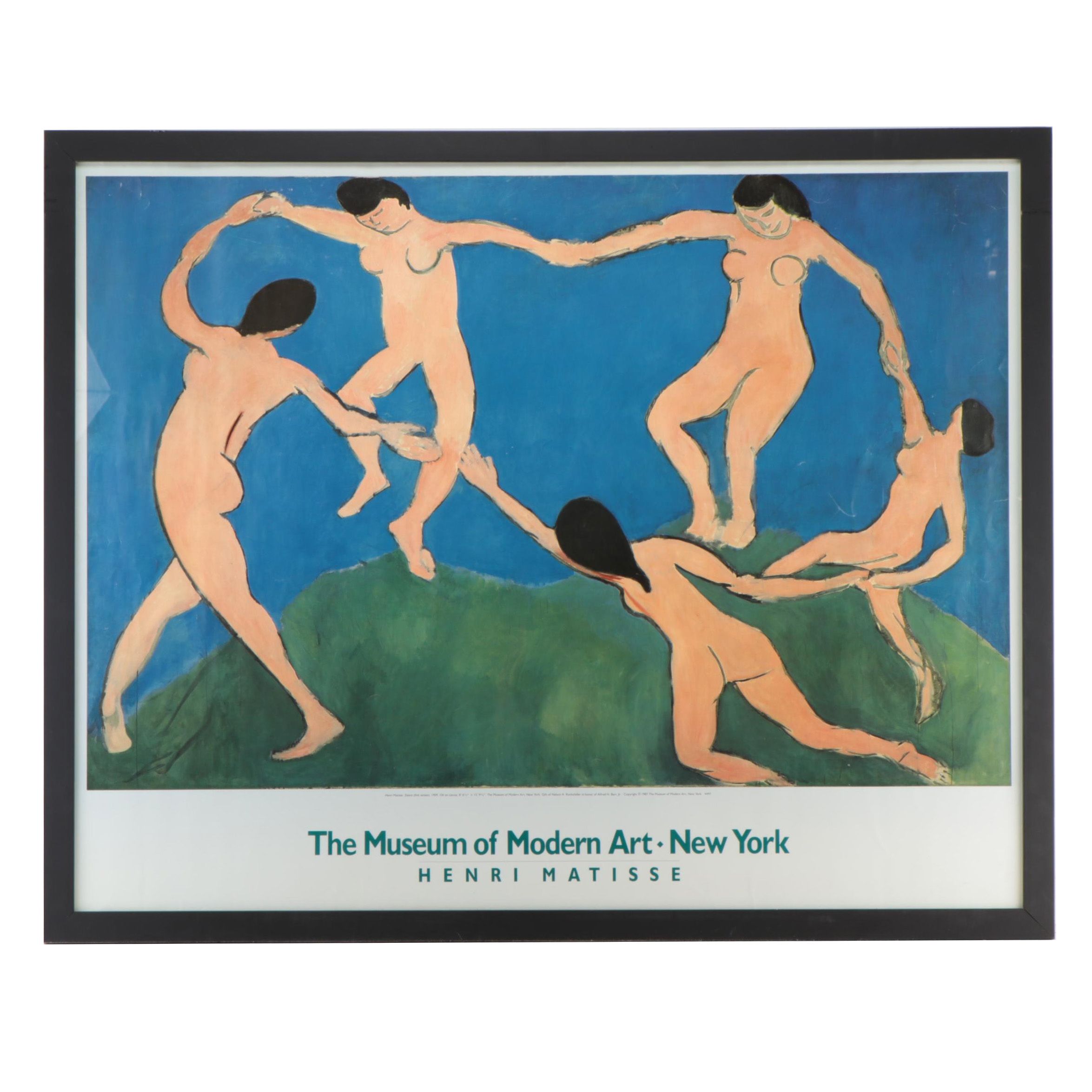 MOMA Poster After Henri Matisse "Dance," 1987