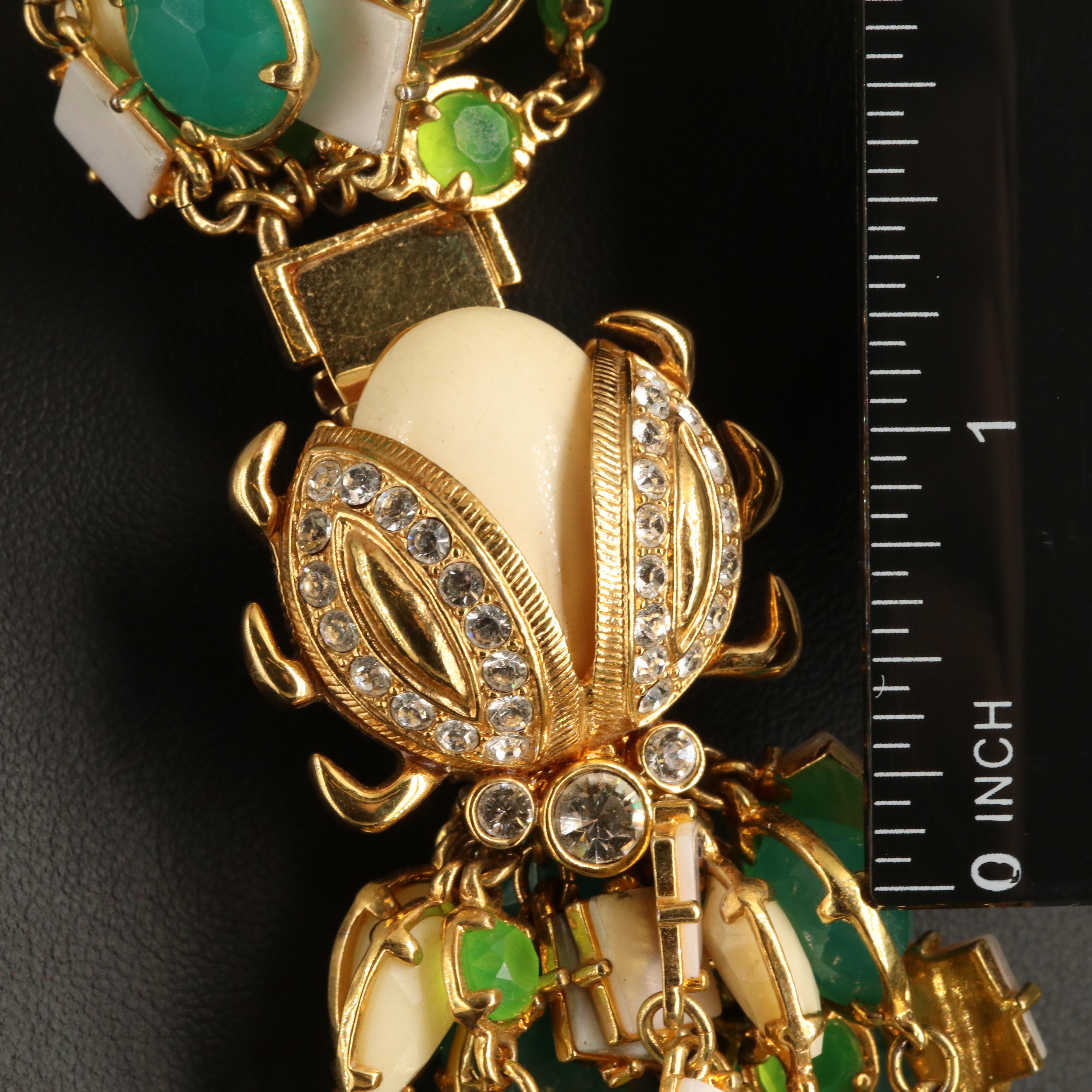 Kate Spade Multi-Strand Necklace with Beetle Clasp