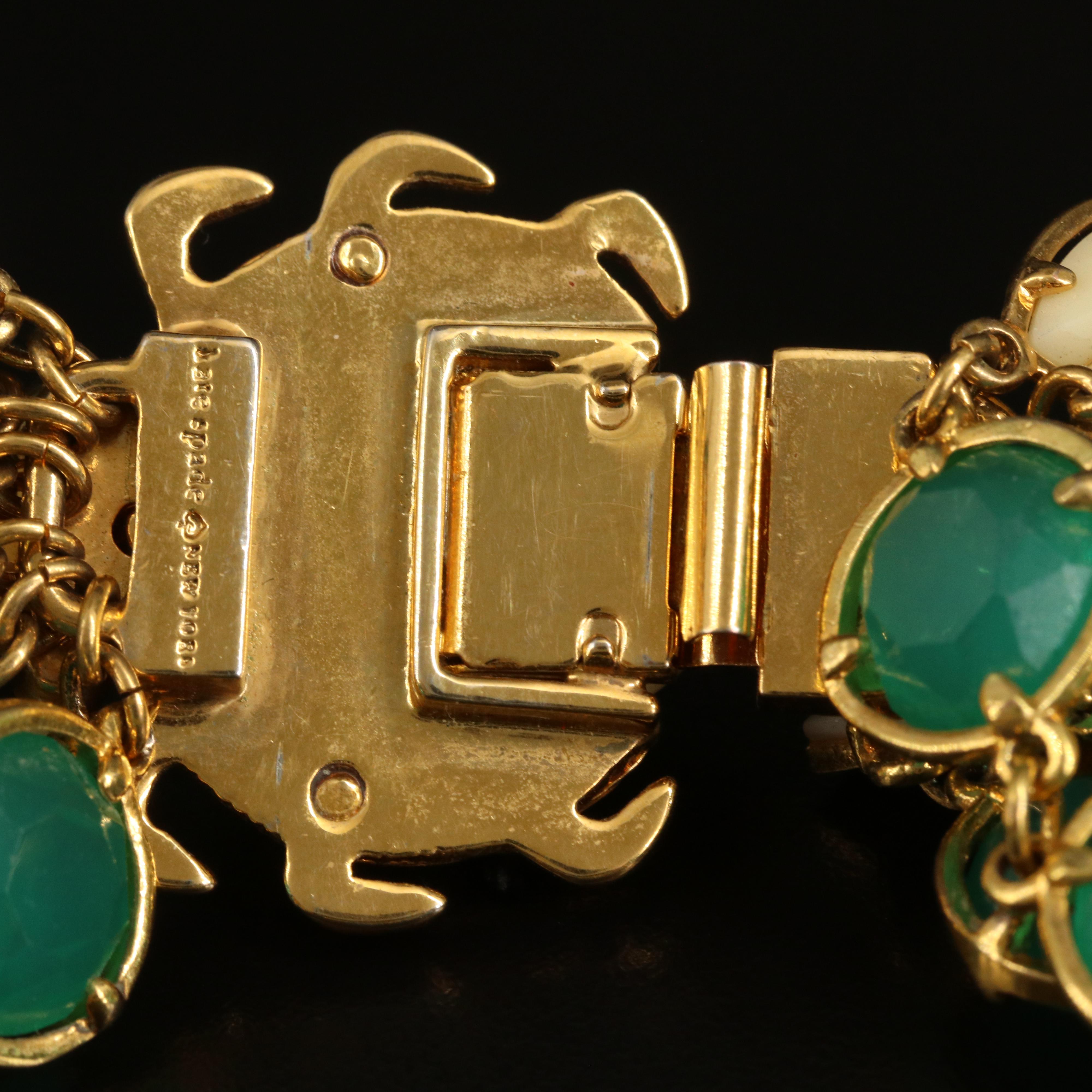 Kate Spade Multi-Strand Necklace with Beetle Clasp