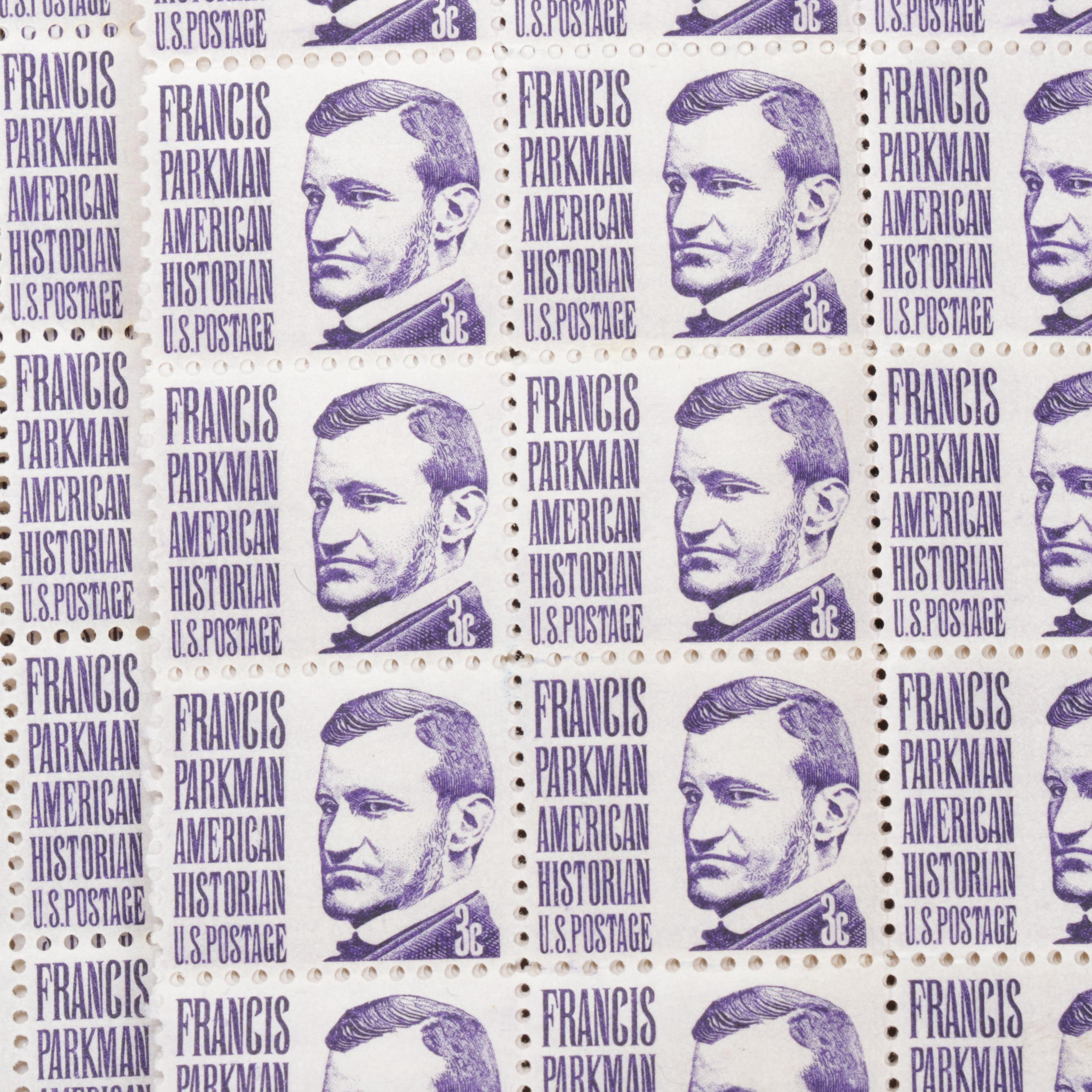 United States Stamp Blocks, Mid to Late 20th Century