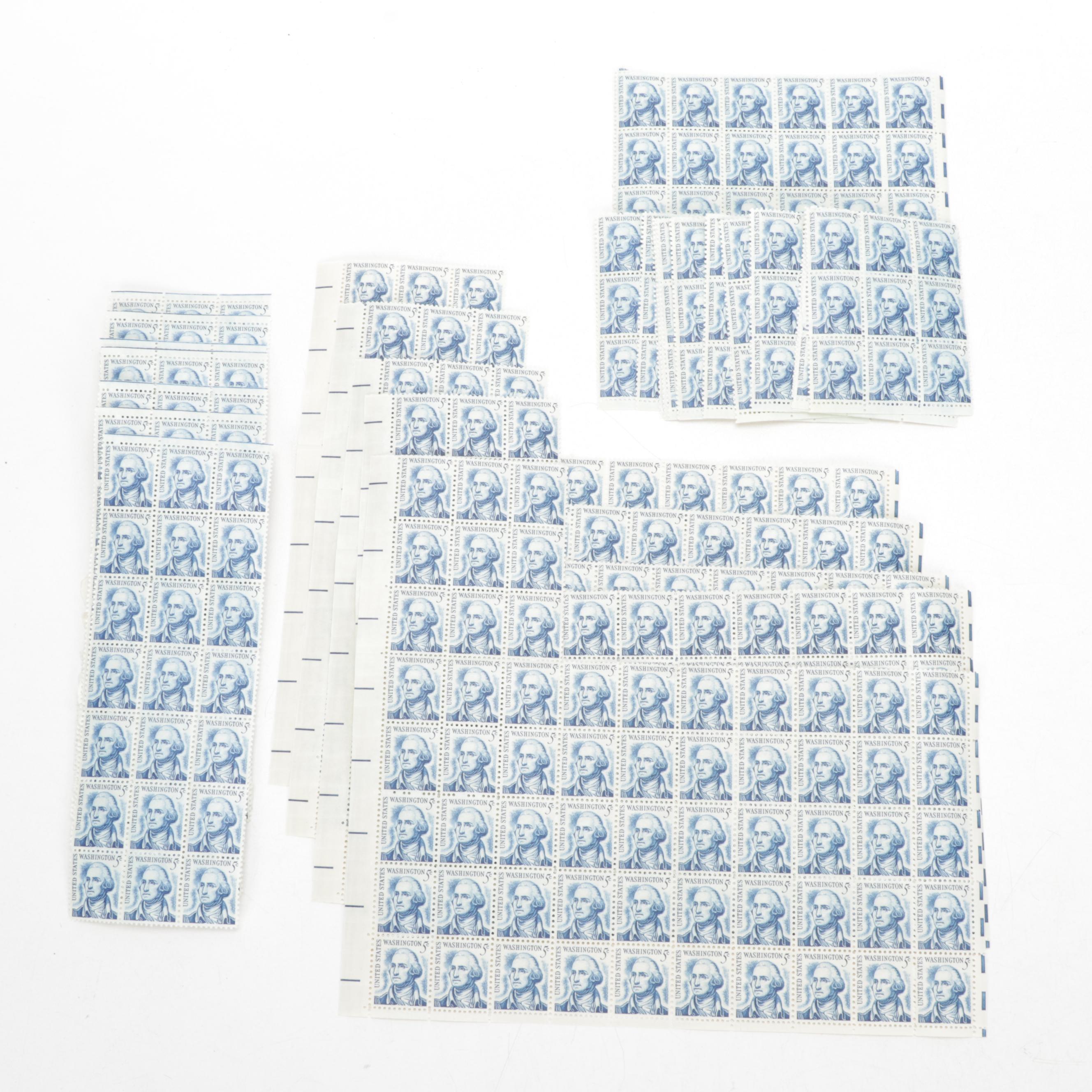 United States Stamp Blocks, Mid to Late 20th Century