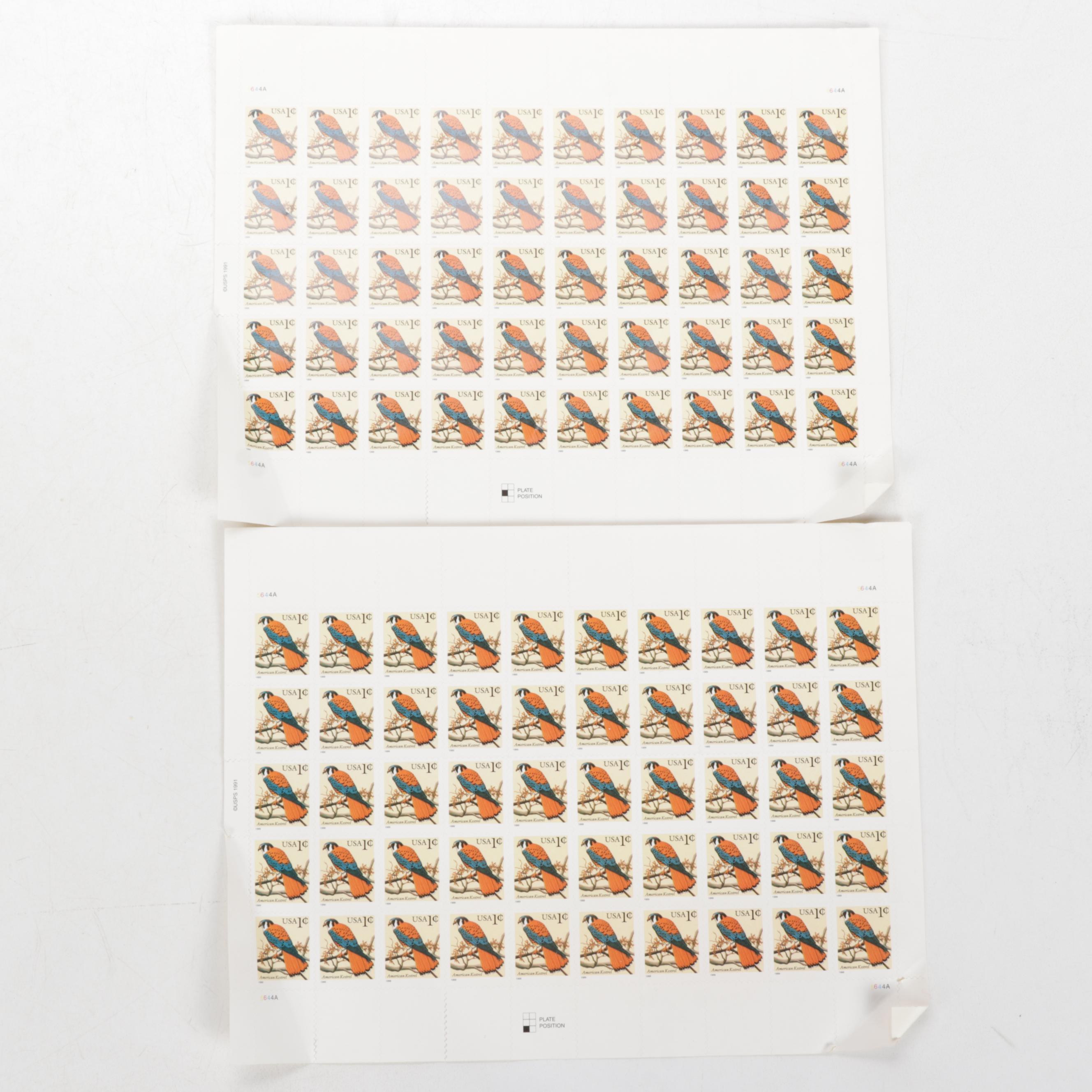 United States Stamp Blocks, Mid to Late 20th Century