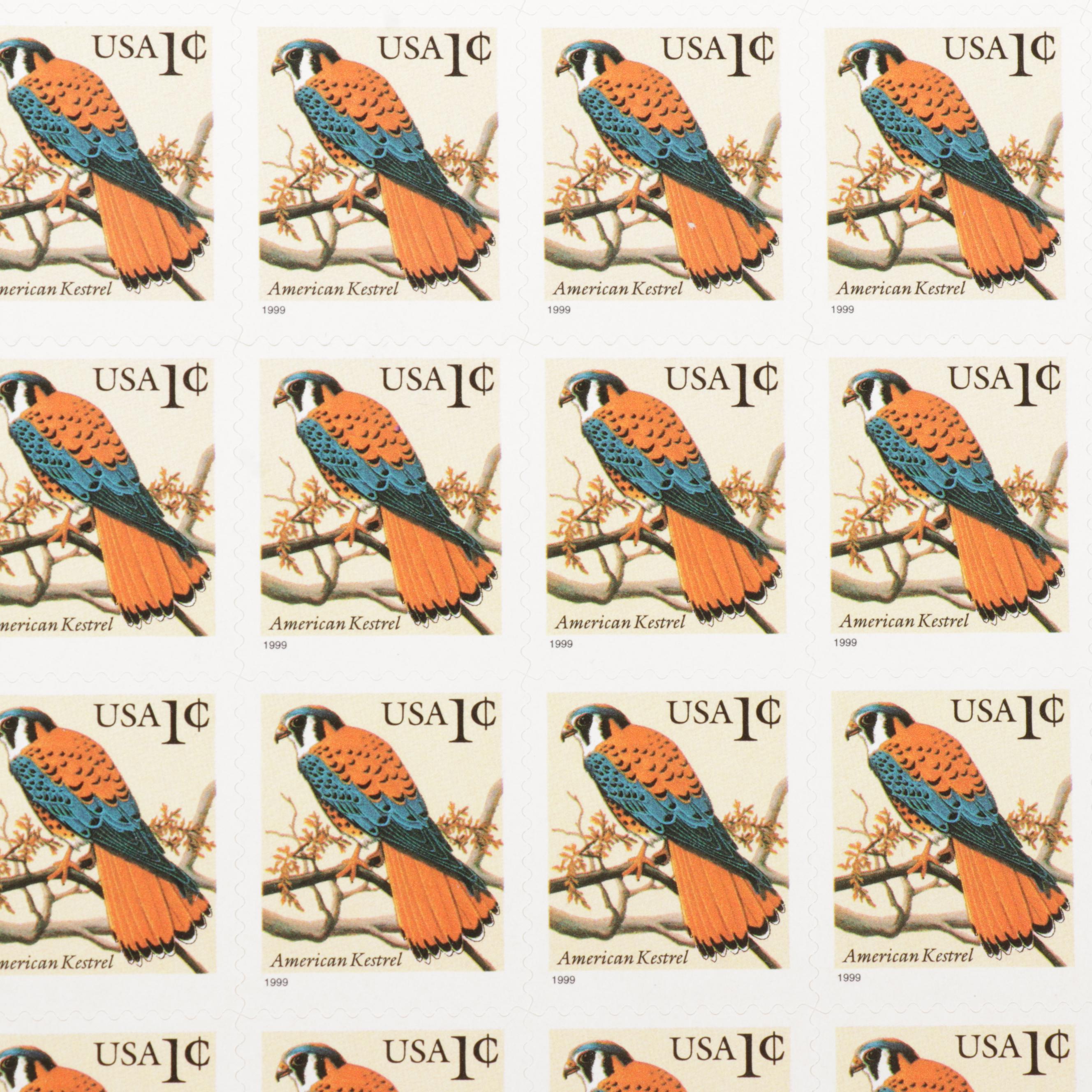 United States Stamp Blocks, Mid to Late 20th Century