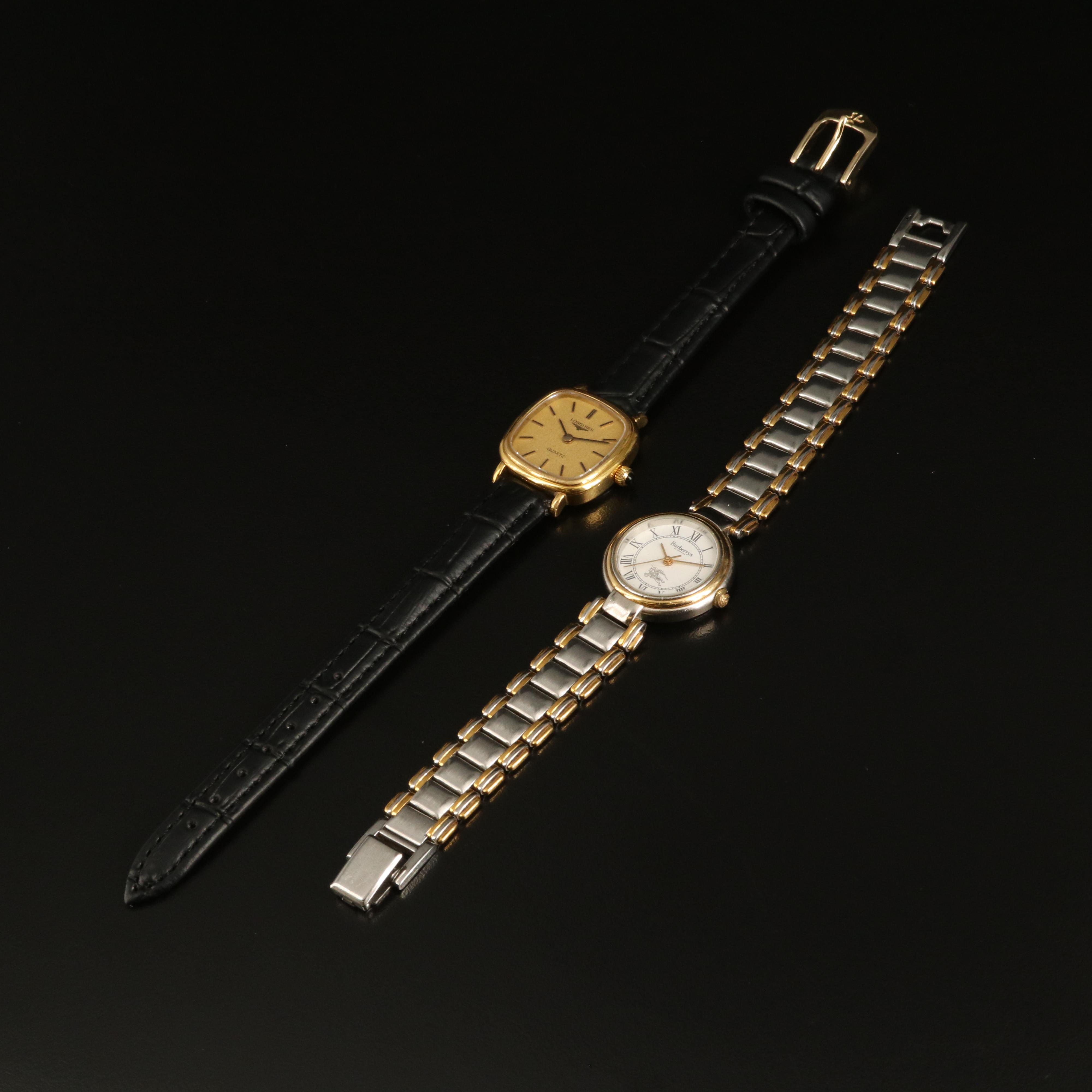 Longines and Burberry's of London Quartz Watches
