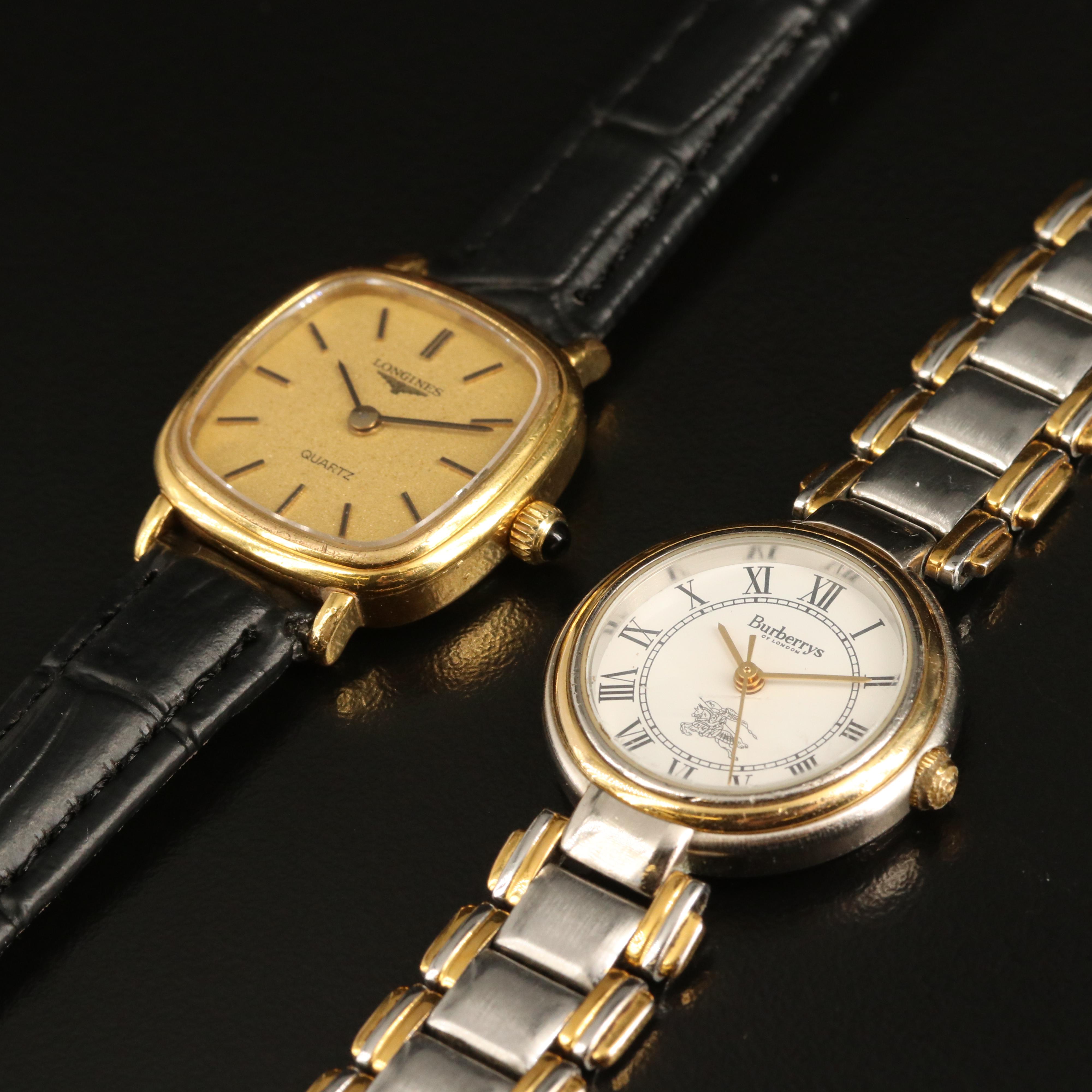 Longines and Burberry's of London Quartz Watches