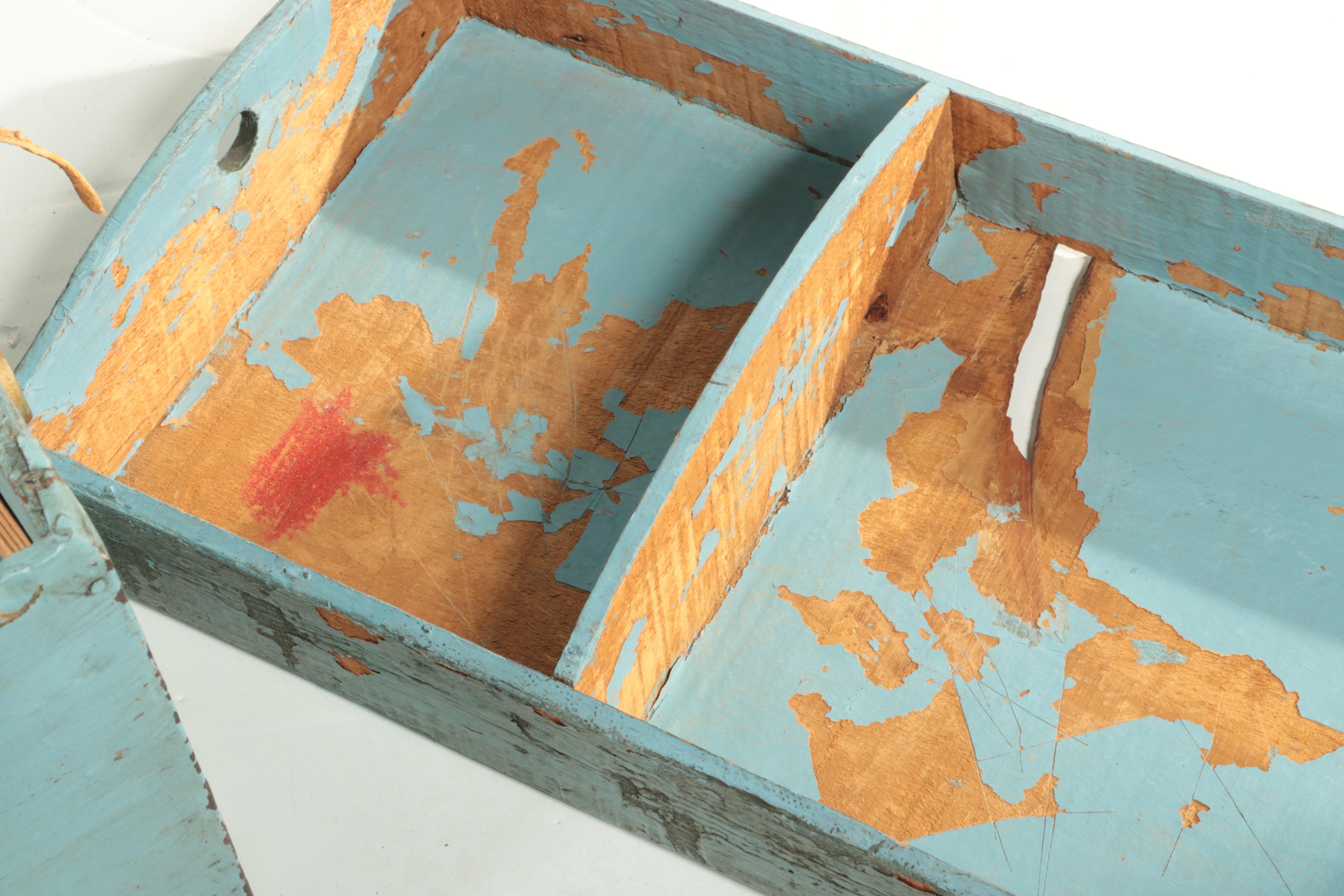 Late Victorian Slatted Wood and Metal-Clad Dome-Top Steamer Trunk