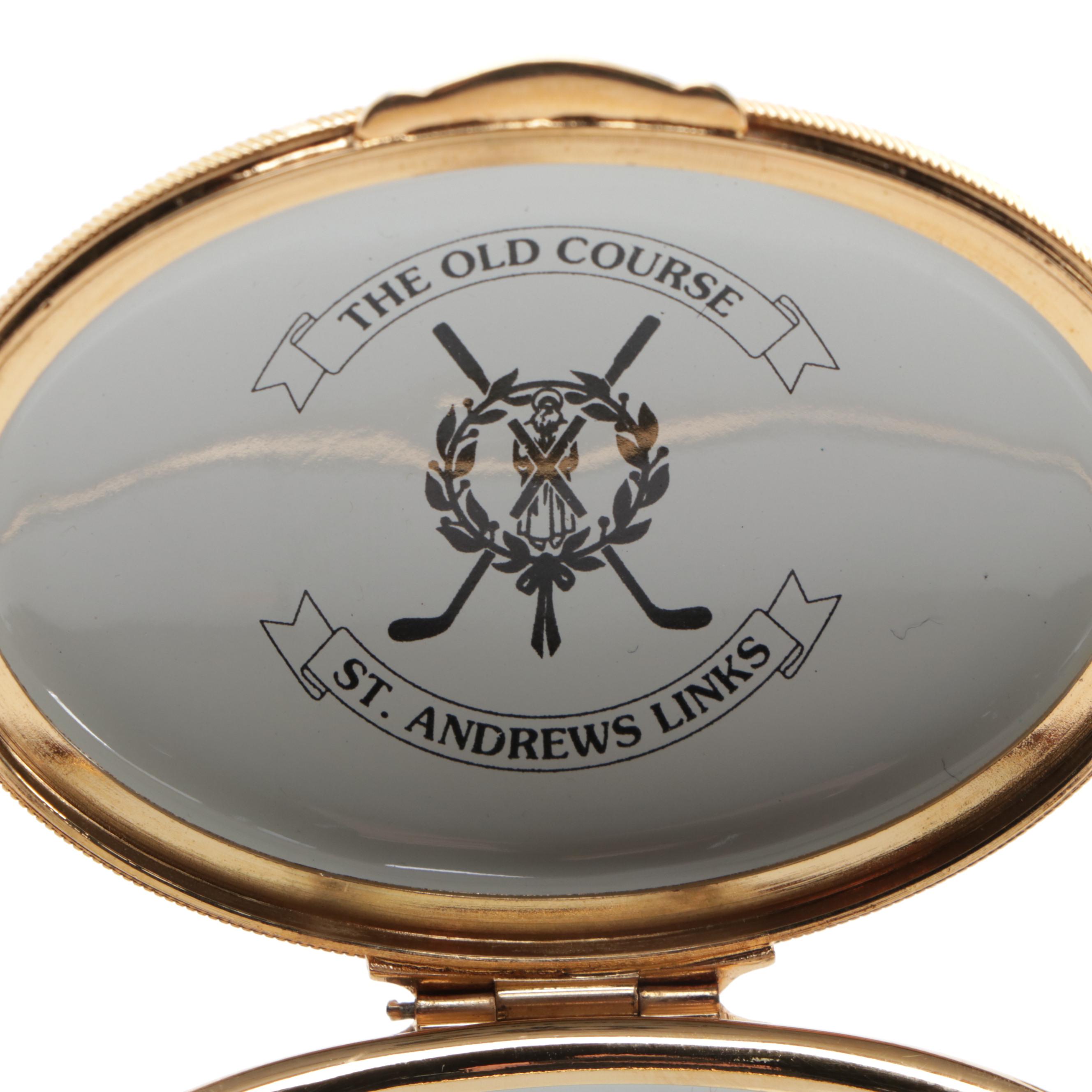 Toye, Kenning & Spencer Ltd. "The Old Course" Enamel Box, 1995