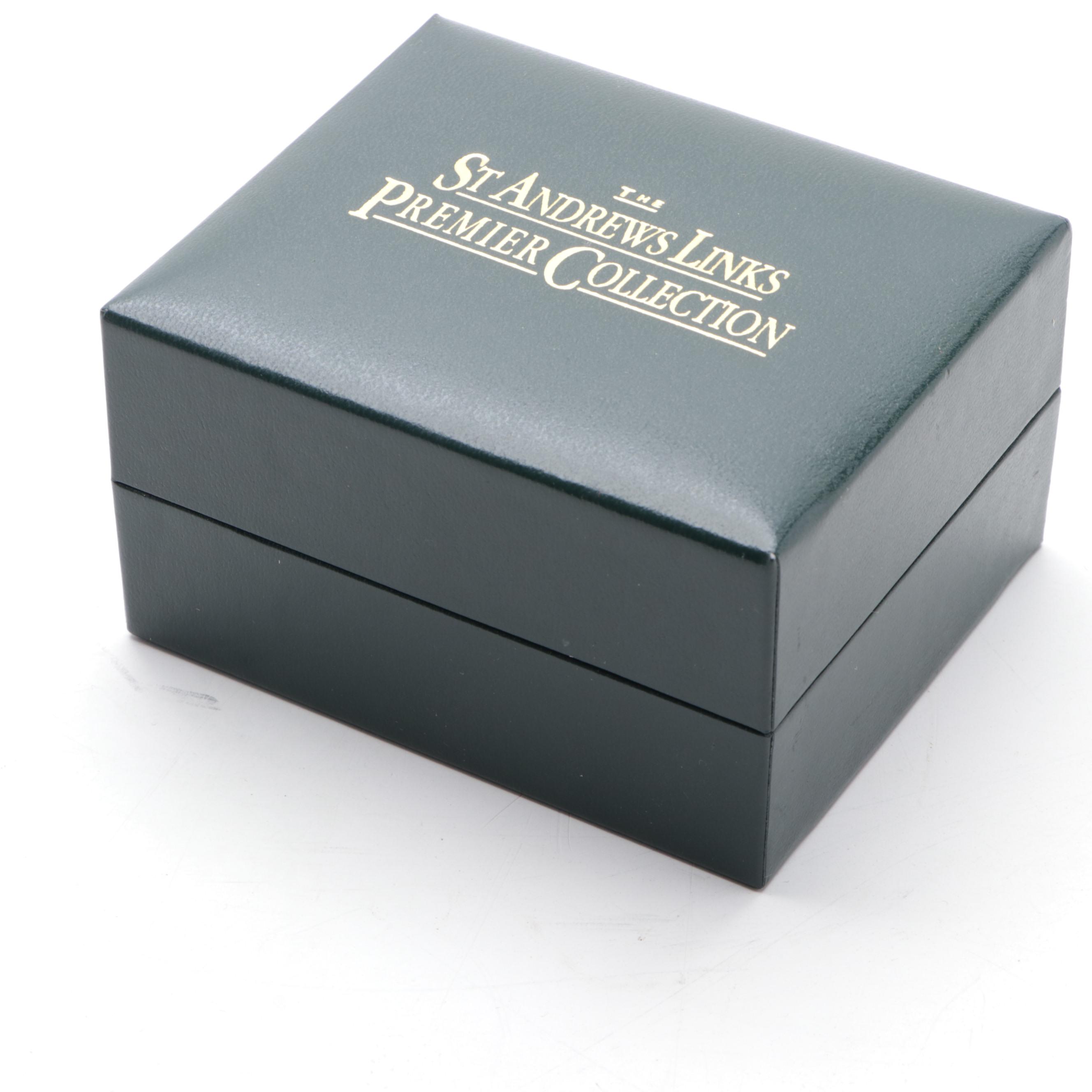 Toye, Kenning & Spencer Ltd. "The Old Course" Enamel Box, 1995