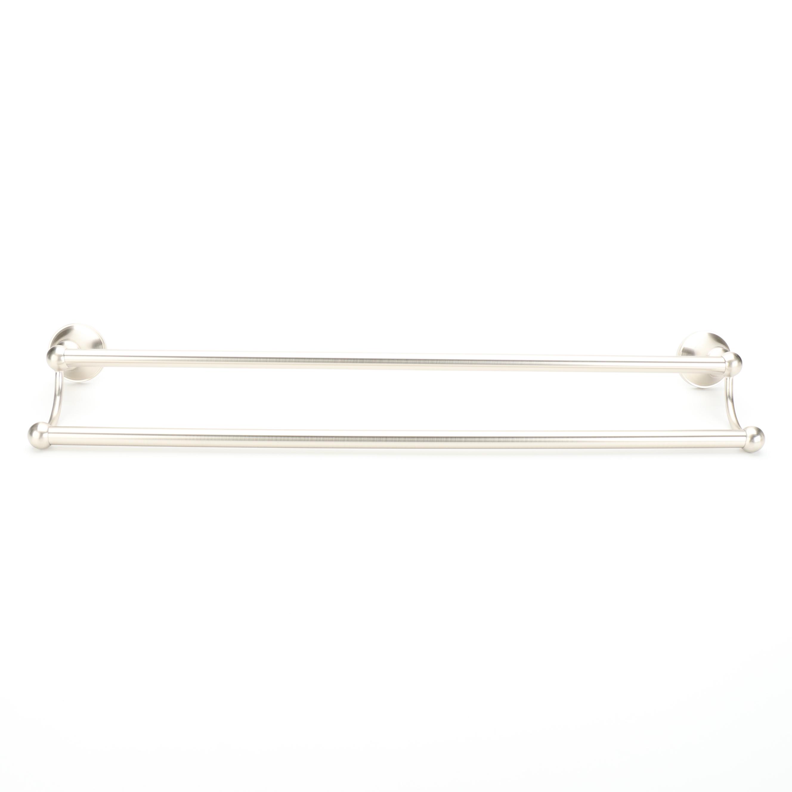 Brushed Nickel Showerhead, Shampoo and Soap Basket, Towel Bar, Ring and More