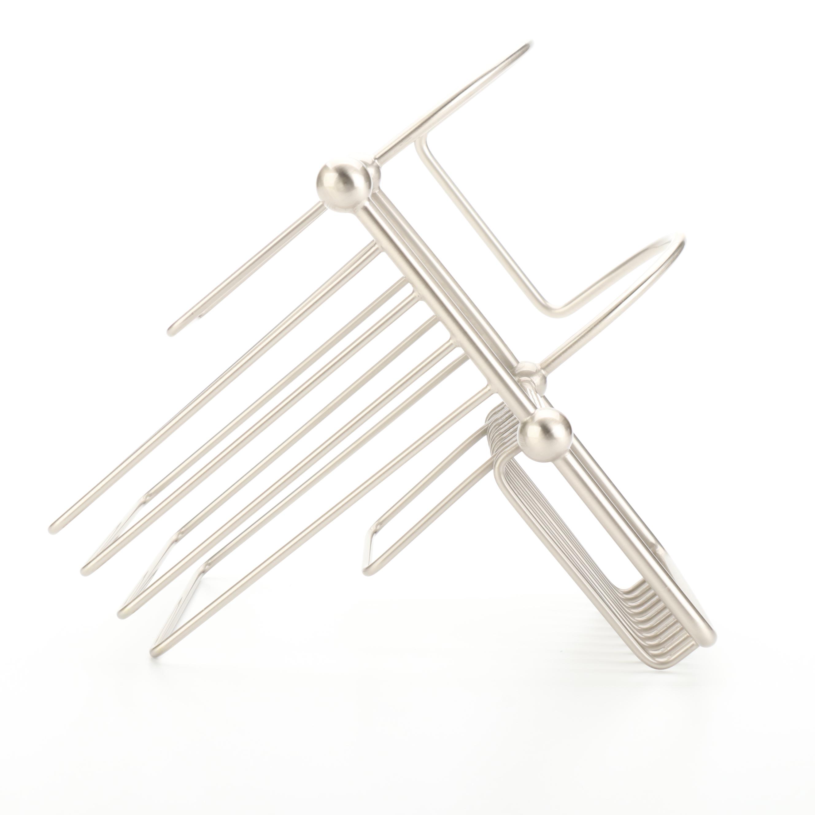 Brushed Nickel Showerhead, Shampoo and Soap Basket, Towel Bar, Ring and More