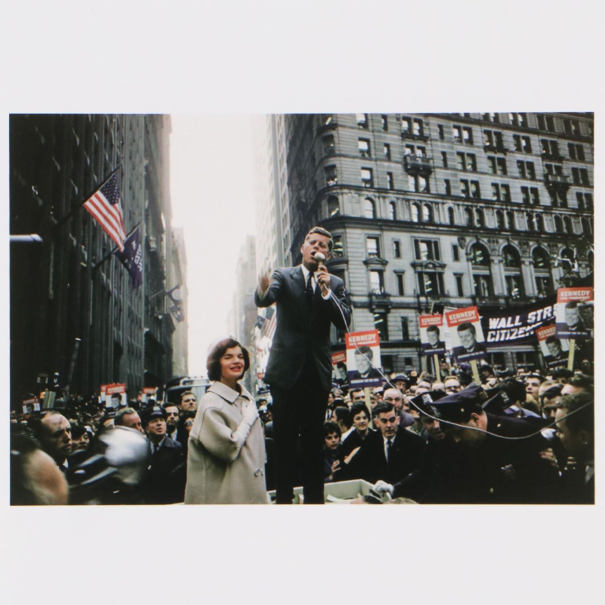 Cornell Capa Digital C-Type "JFK During a Campaign Event. New York City"