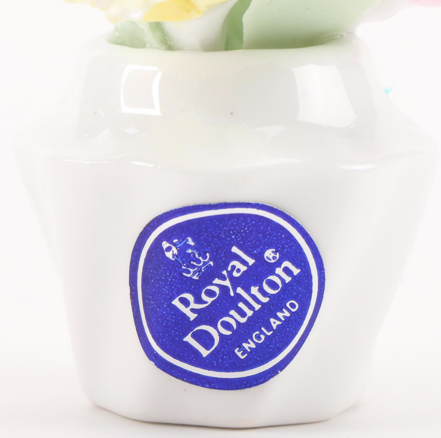 Capodimonte, Crown Staffordshire and Boehm Porcelain Flower Figurines