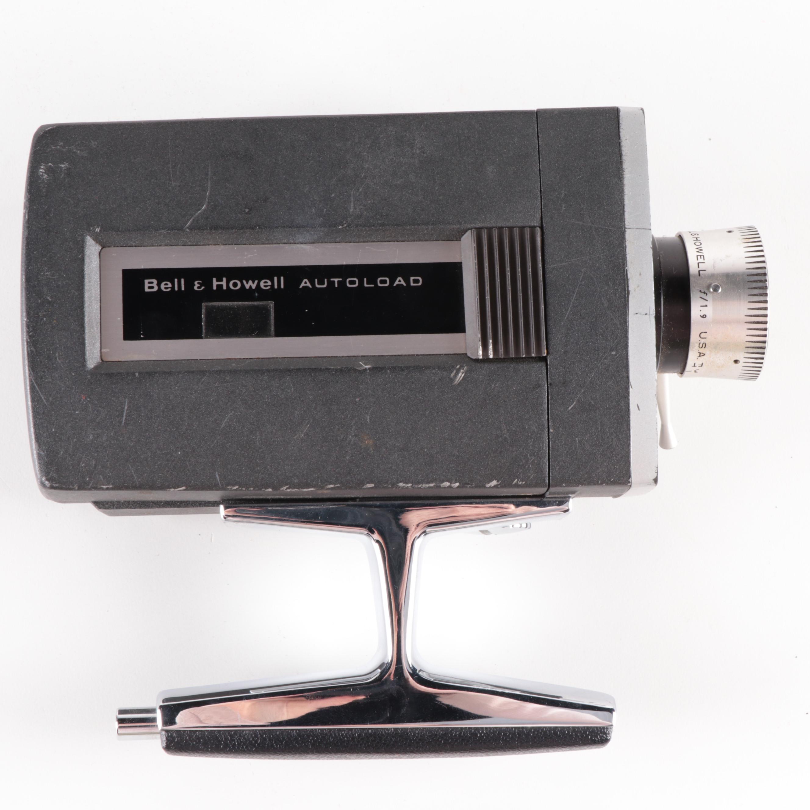 Bell & Howell Focus-Matic Movie Camera With Camera Bag