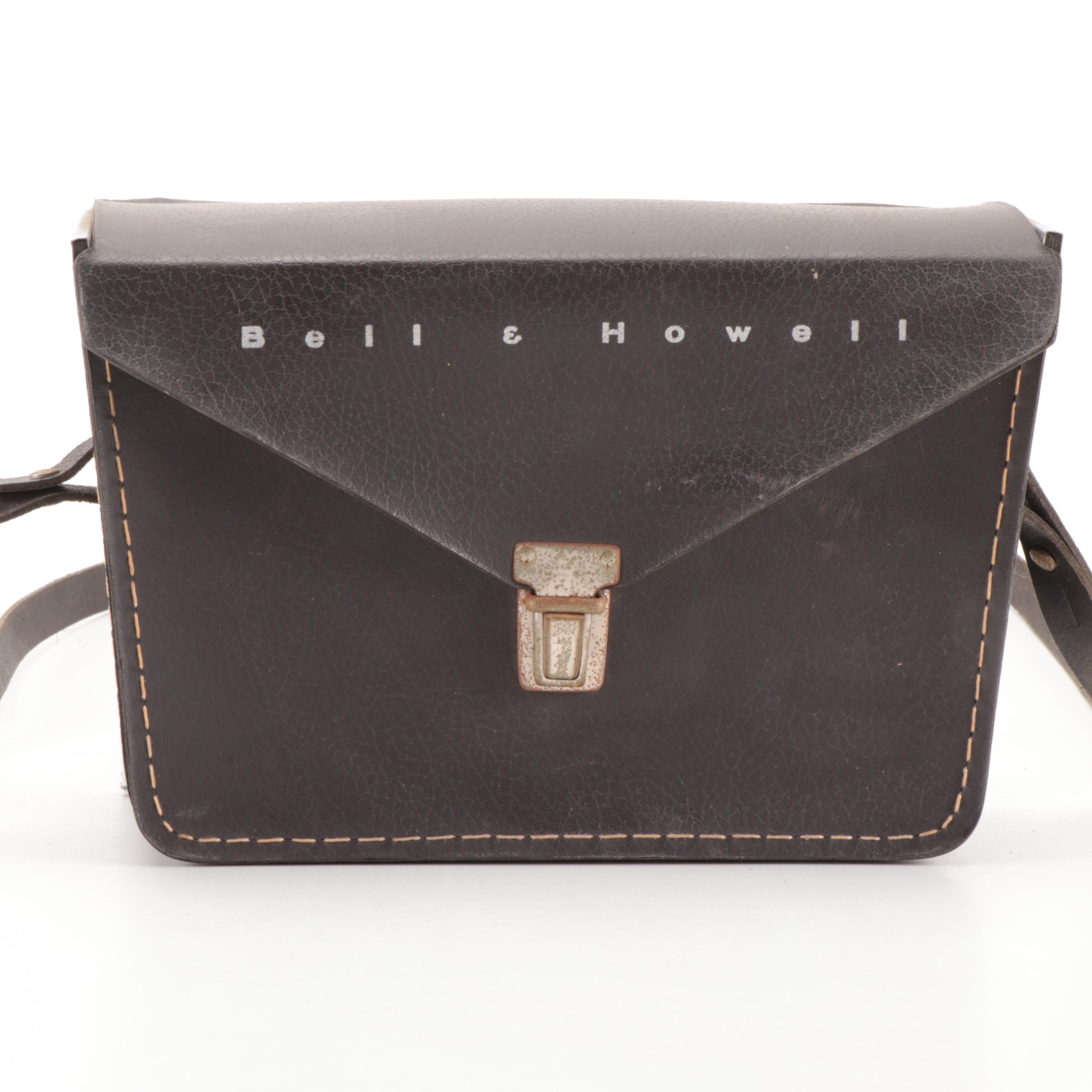 Bell & Howell Focus-Matic Movie Camera With Camera Bag