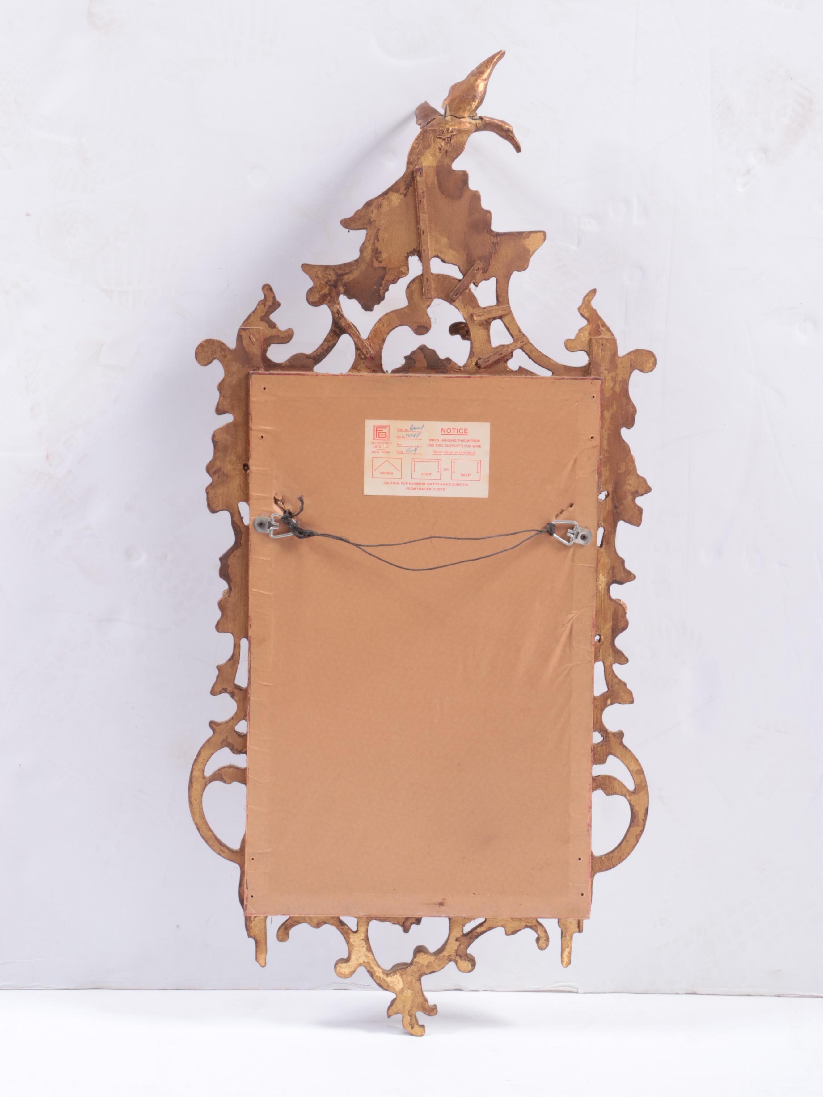 FB Decorative Arts Inc. George II Style Giltwood and Composition Mirror