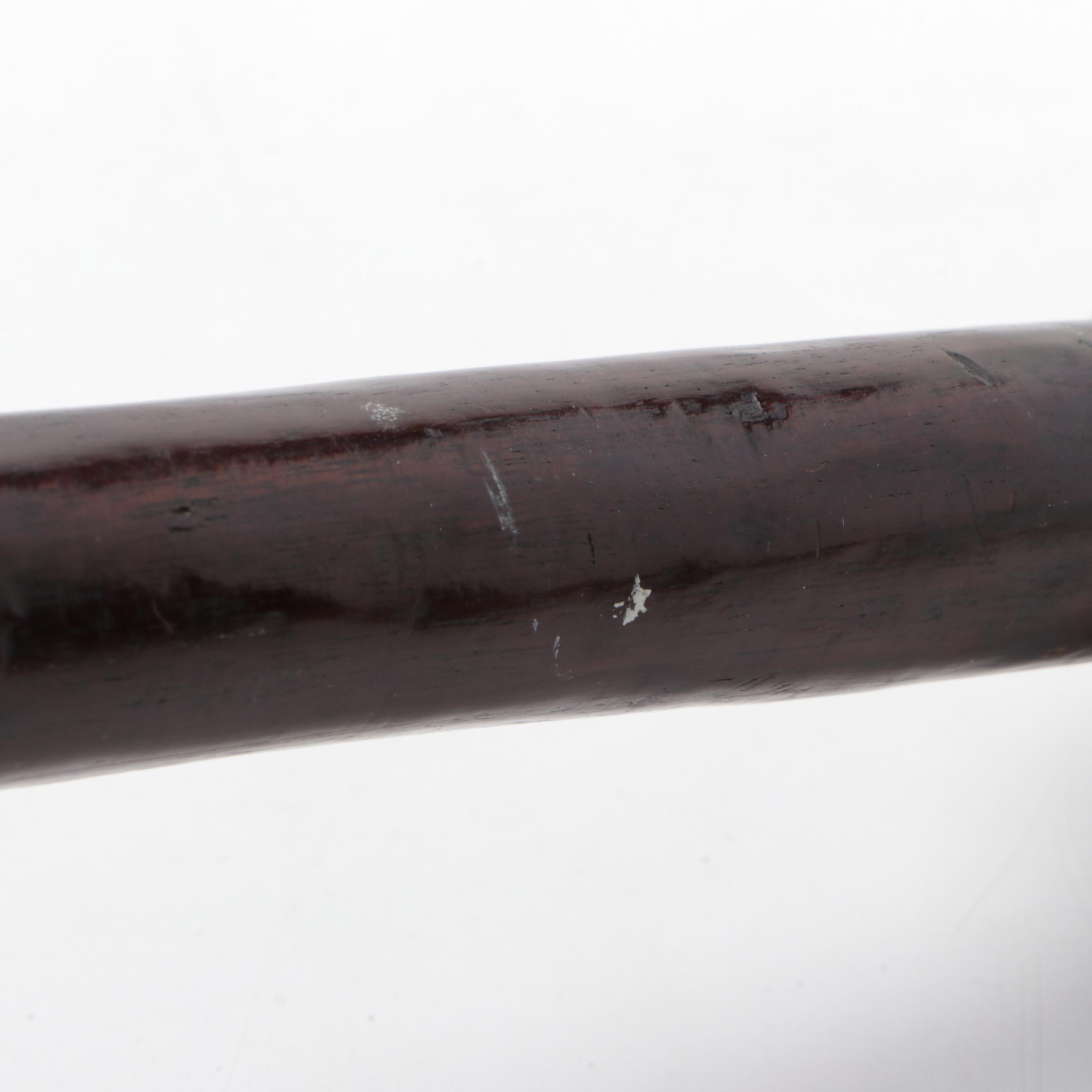 Zulu "Knobkerrie" War Club with Chokwe and Angolan War Clubs, c. 1900