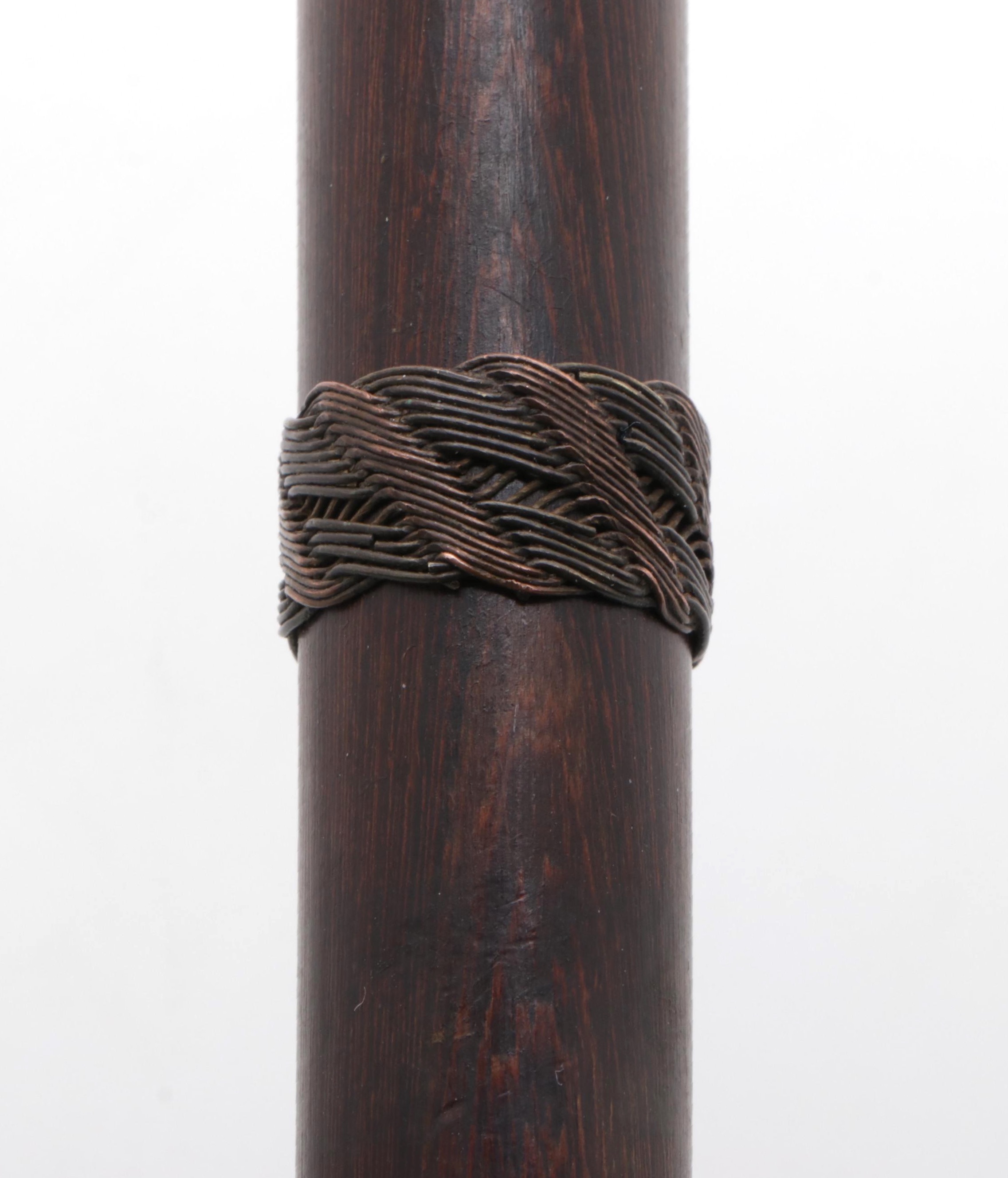 Zulu "Knobkerrie" War Club with Chokwe and Angolan War Clubs, c. 1900