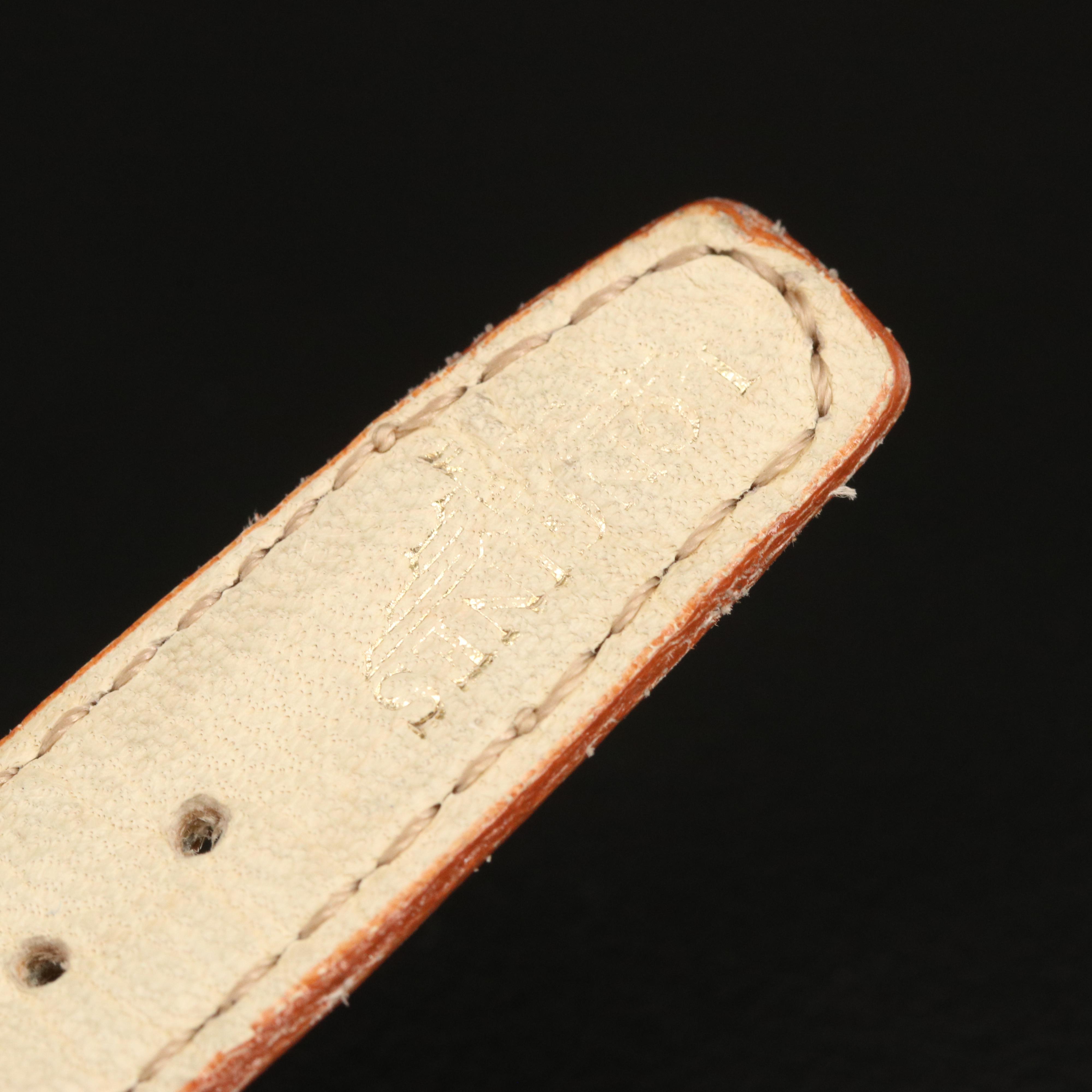 18K Longines Tank Style Stem Wind Watch