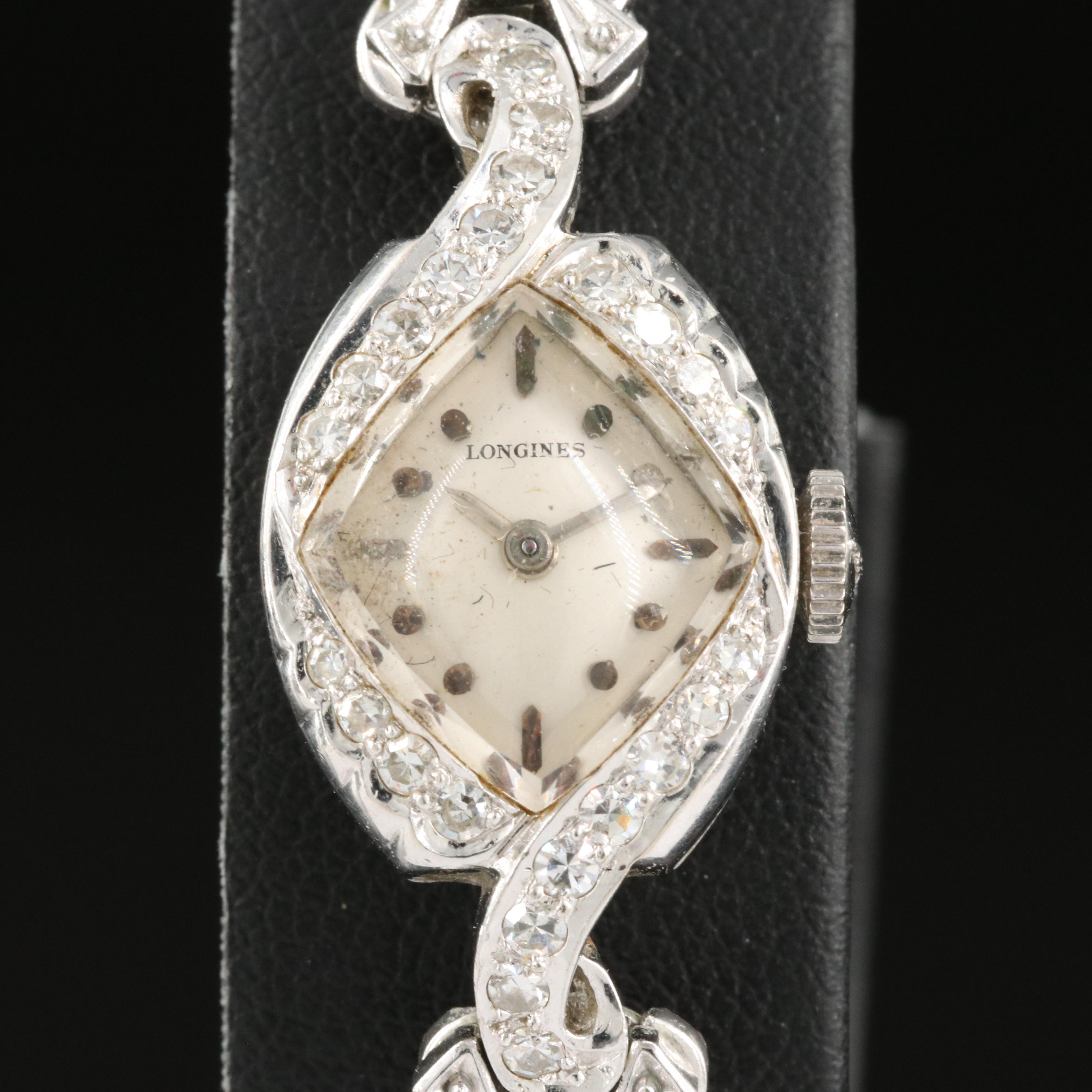 14K Longines Diamond Watch
