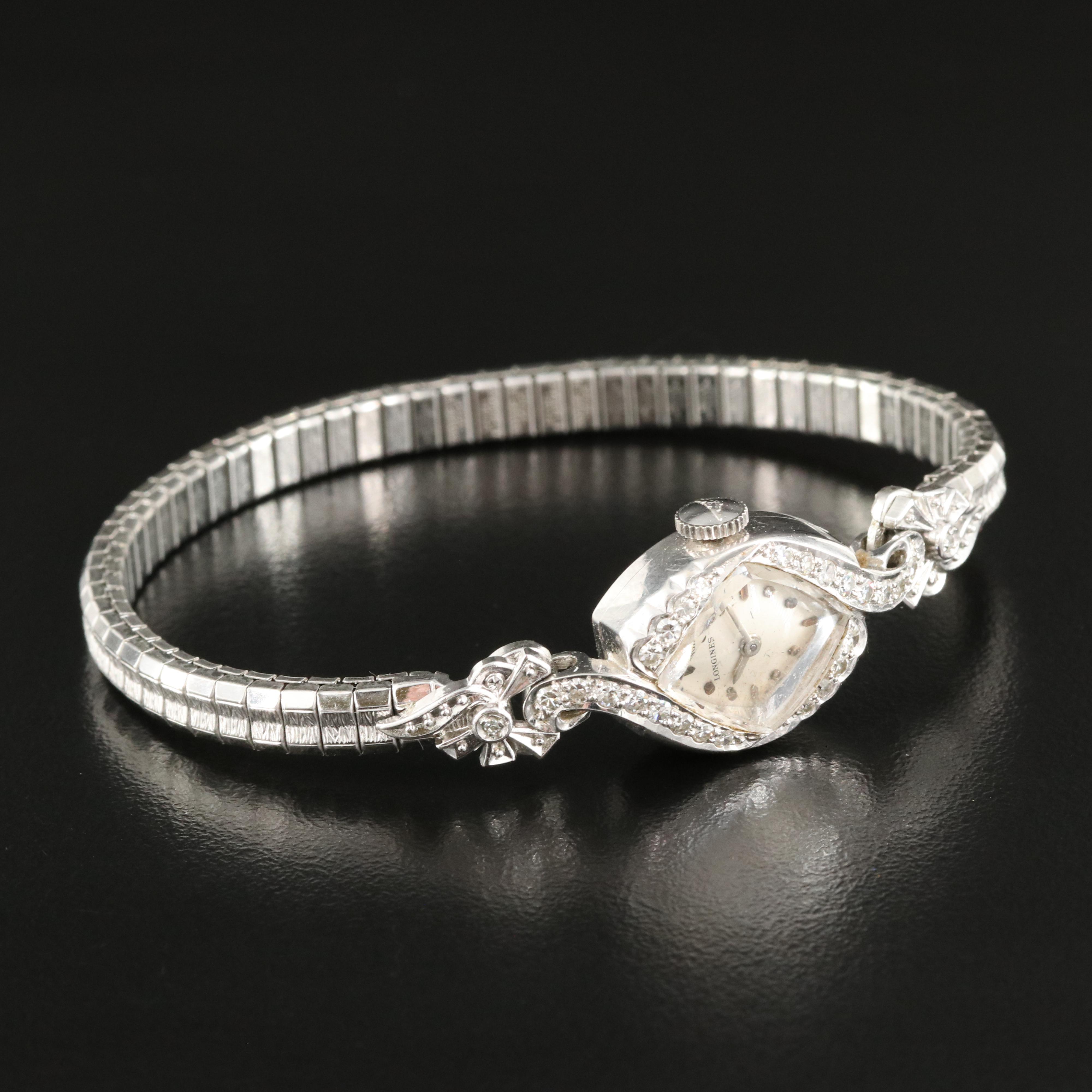 14K Longines Diamond Watch