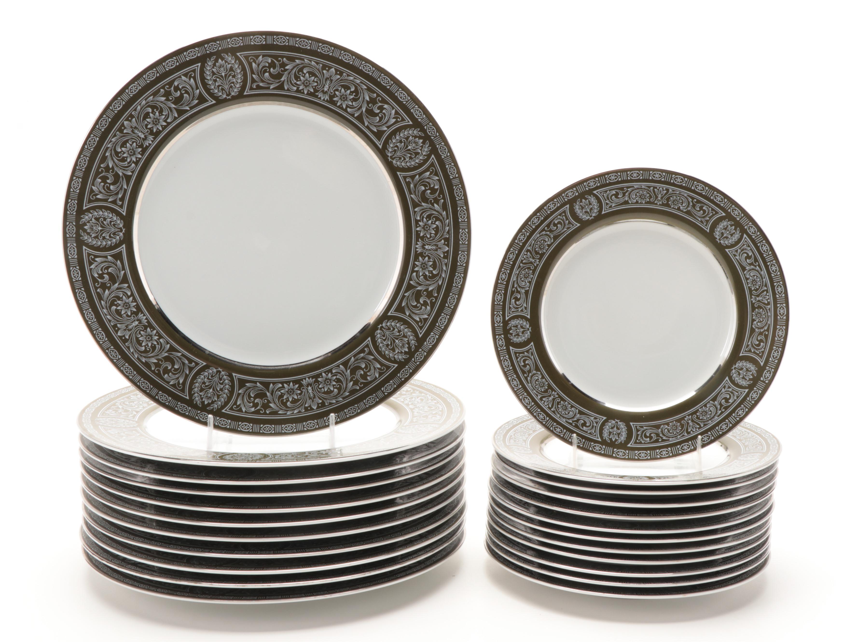 Fine China of Japan "Forest Damask" Porcelain Dinnerware and Serveware