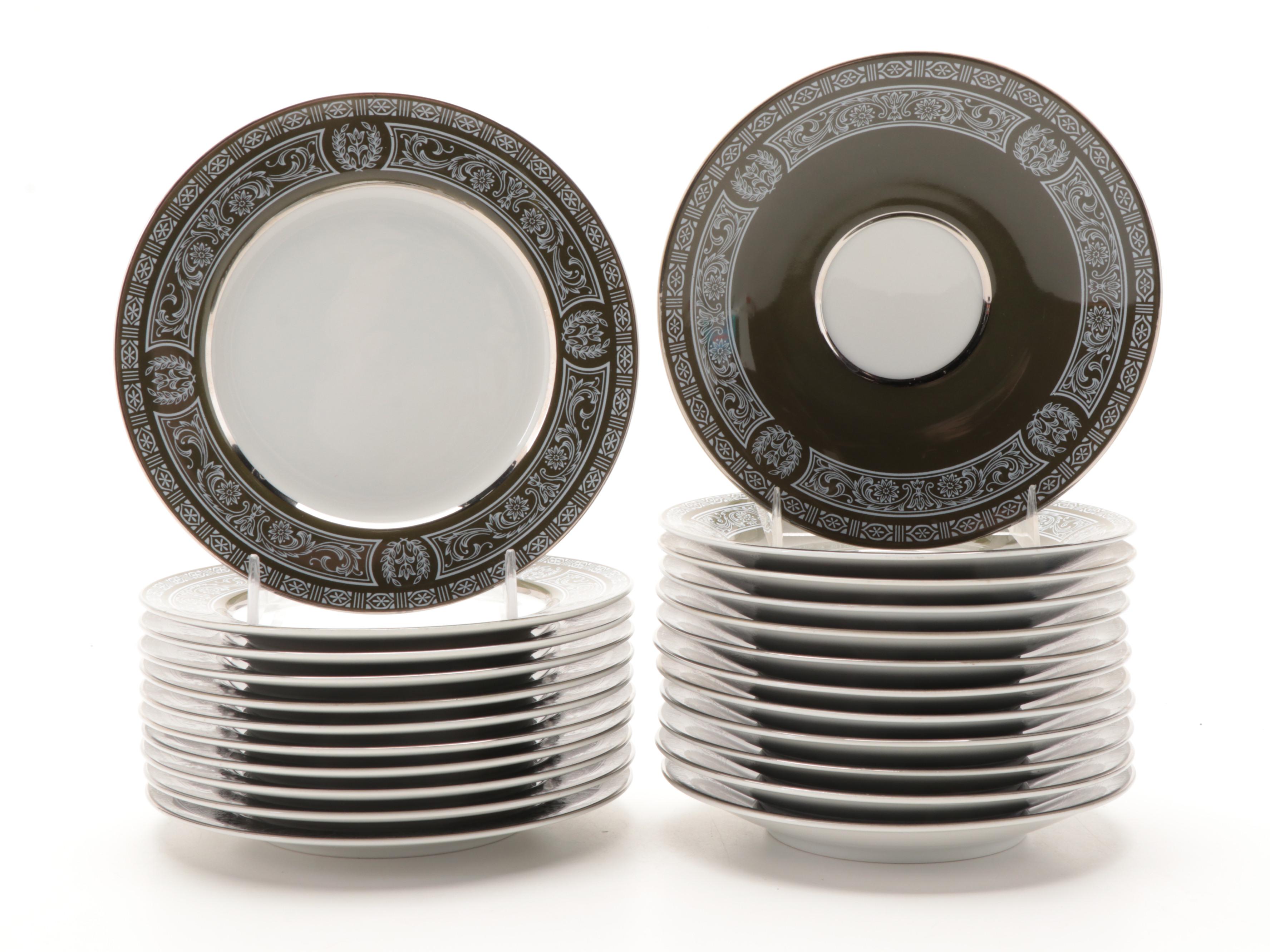 Fine China of Japan "Forest Damask" Porcelain Dinnerware and Serveware