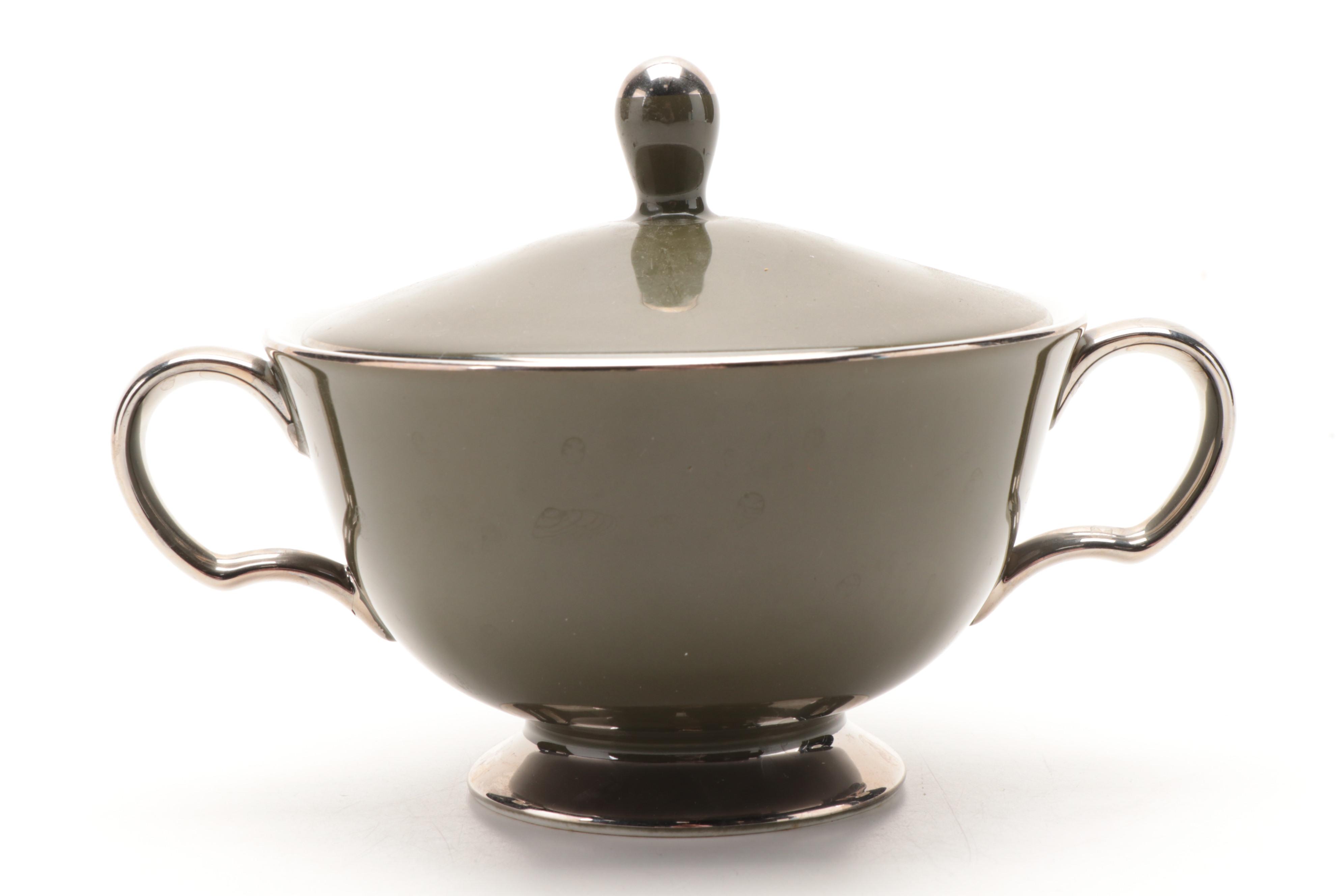 Fine China of Japan "Forest Damask" Porcelain Dinnerware and Serveware