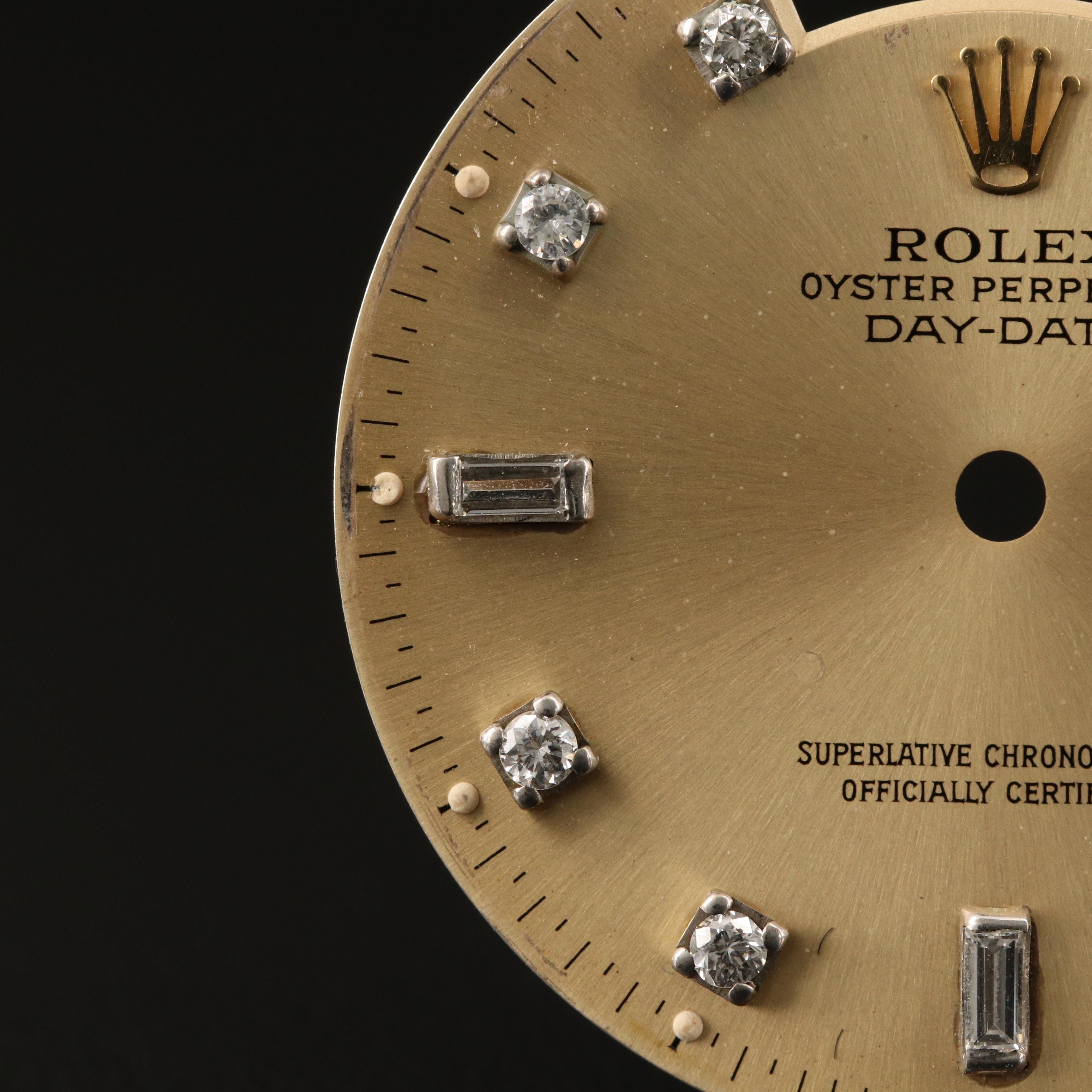 Aftermarket Rolex Day-Date Diamond Watch Dial