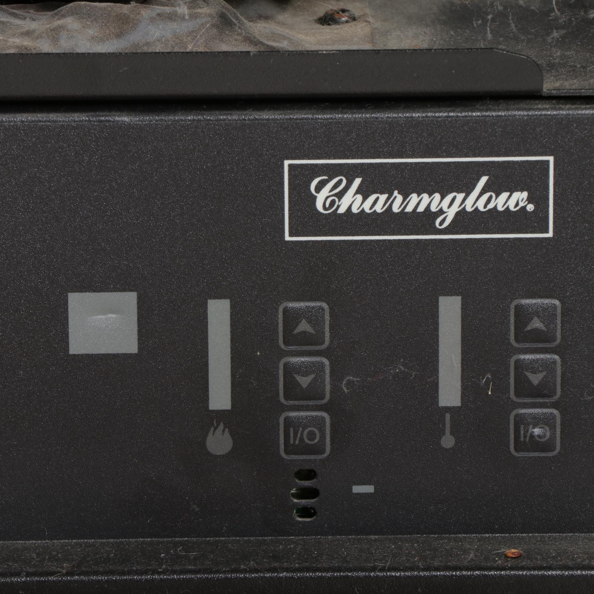 Charmglow Electric Fireplace in Wooden Cabinet, 21st Century