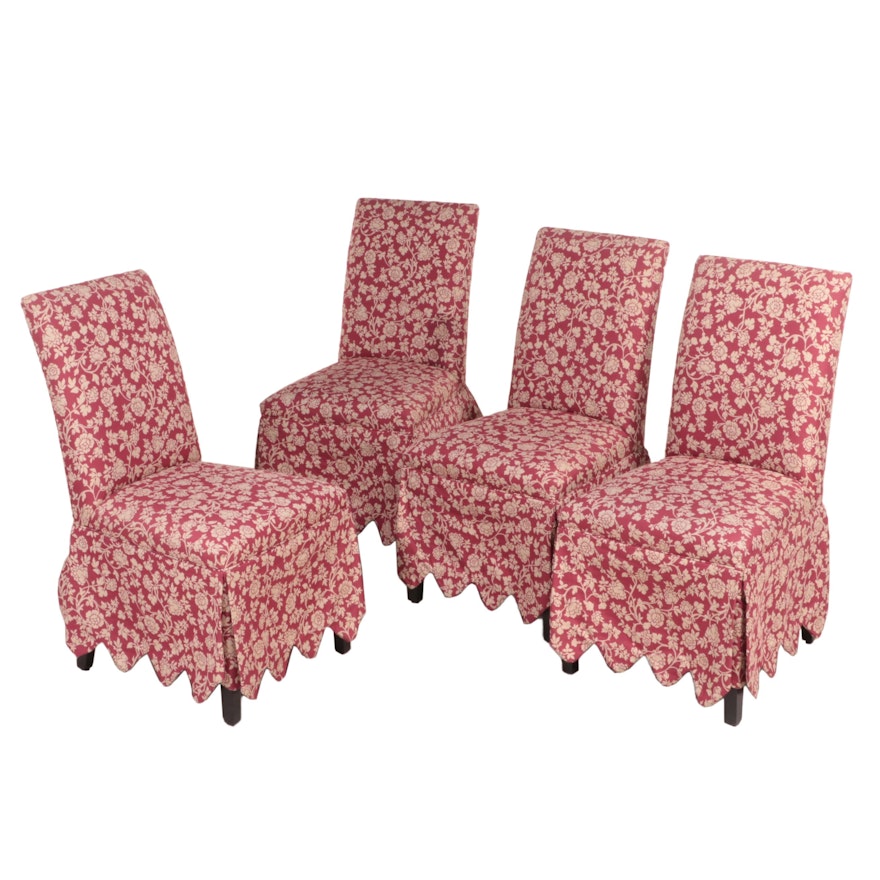 Four Designmaster Furniture Inc. Custom-Upholstered Side Chairs