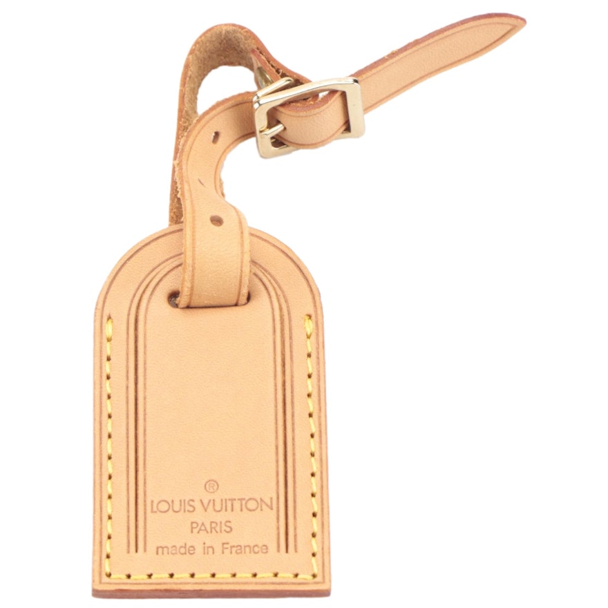 Louis Vuitton Luggage Tag in Vachetta Leather