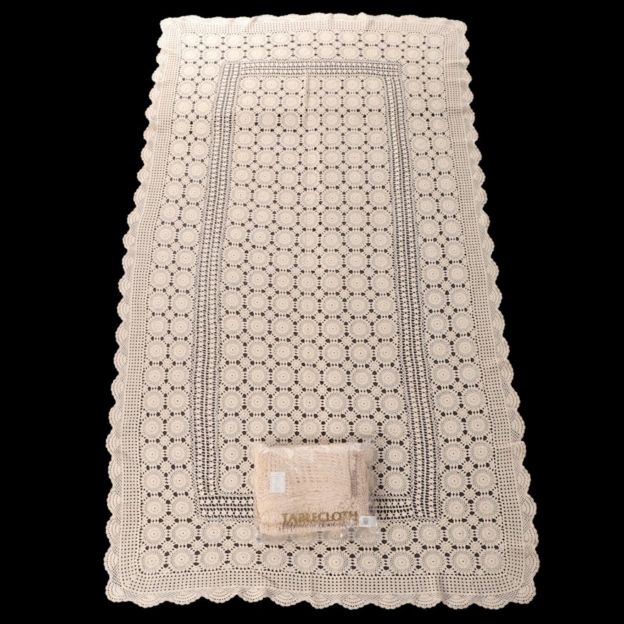 Handmade Crochet Cotton Tablecloths