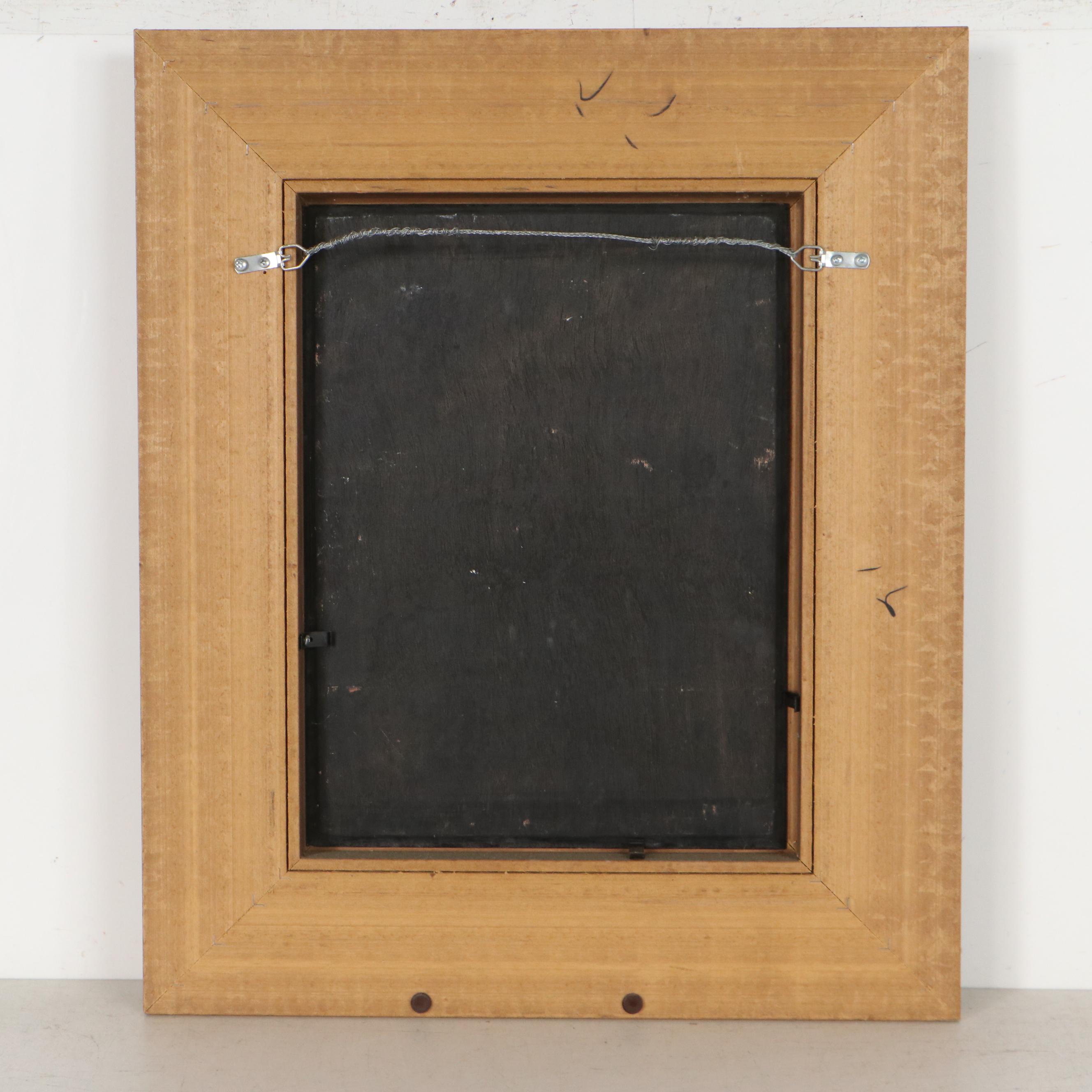 Oil Painting After Samuel Edmund Waller "The Huntsman's Courtship"